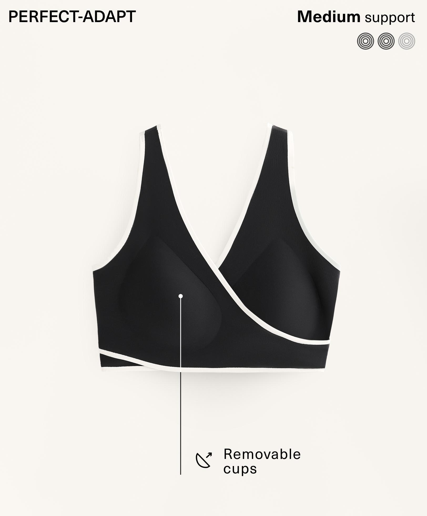 Reggiseno sportivo Perfect-Adapt sostegno medio incrociato - Saldi
