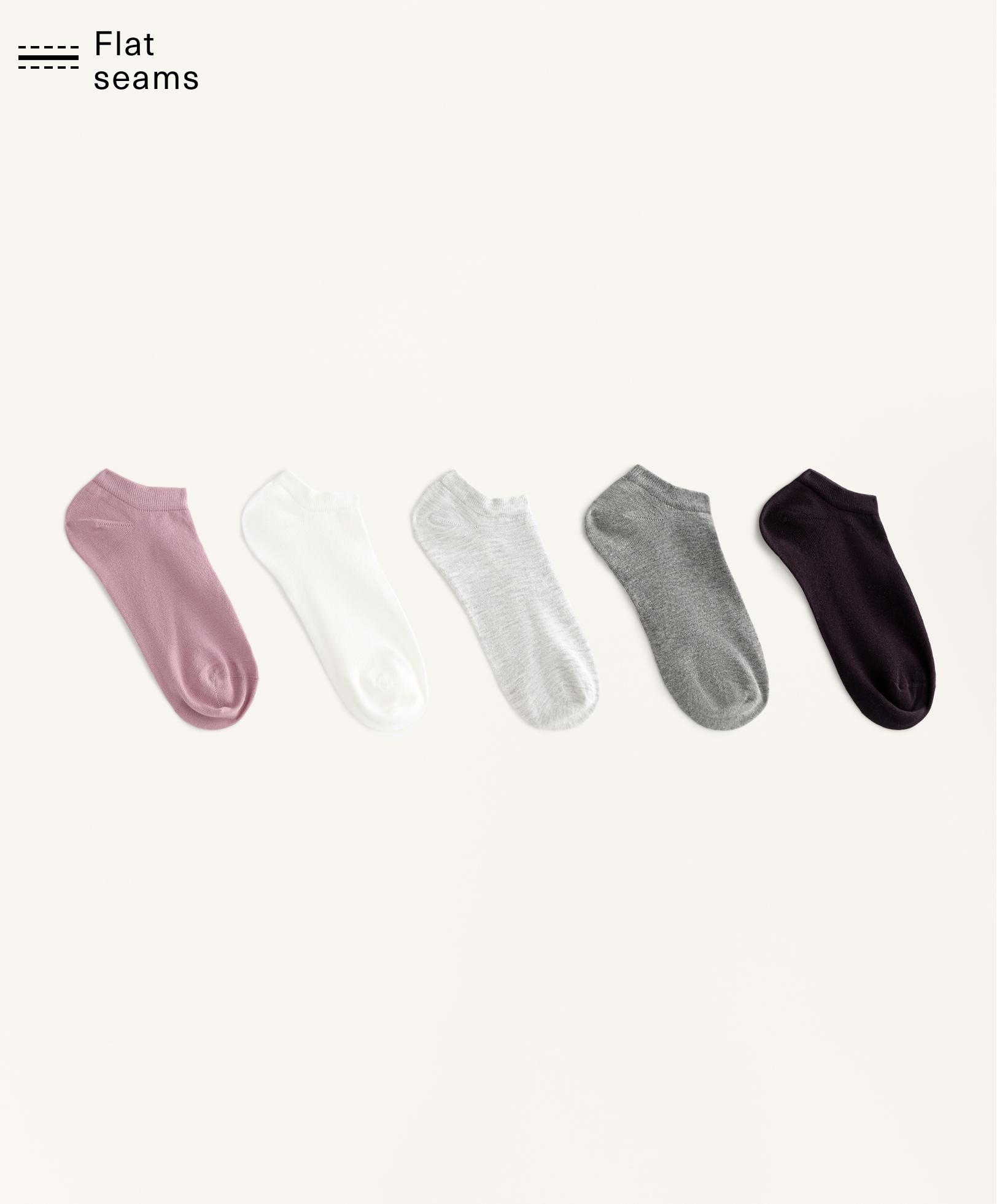 5-pack cotton-blend sneaker socks 5-pack cotton-blend sneaker socks