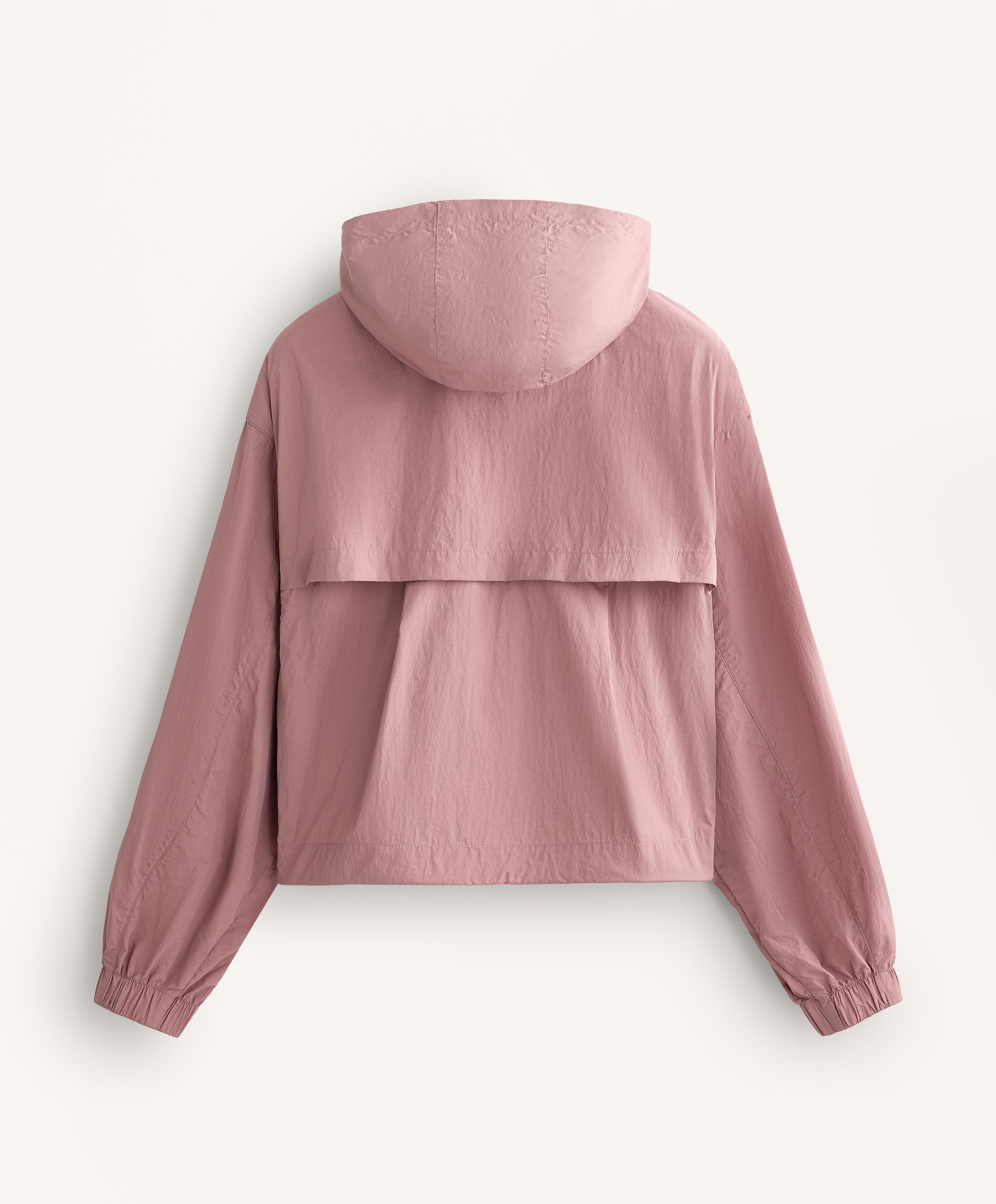 Water-repellent track jacket — SOFT PINK