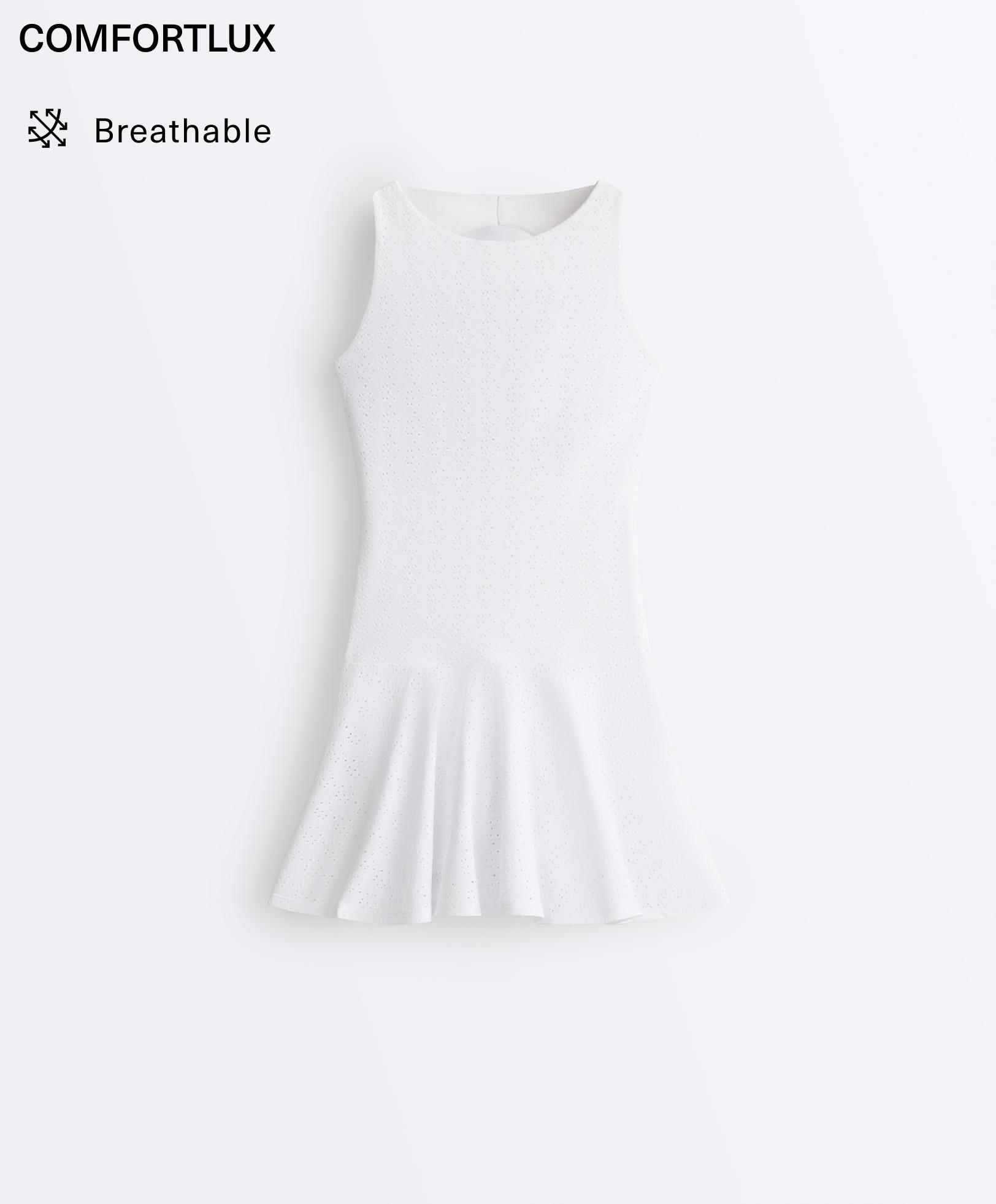 Robe courte brodée Comfortlux Robe courte brodée Comfortlux