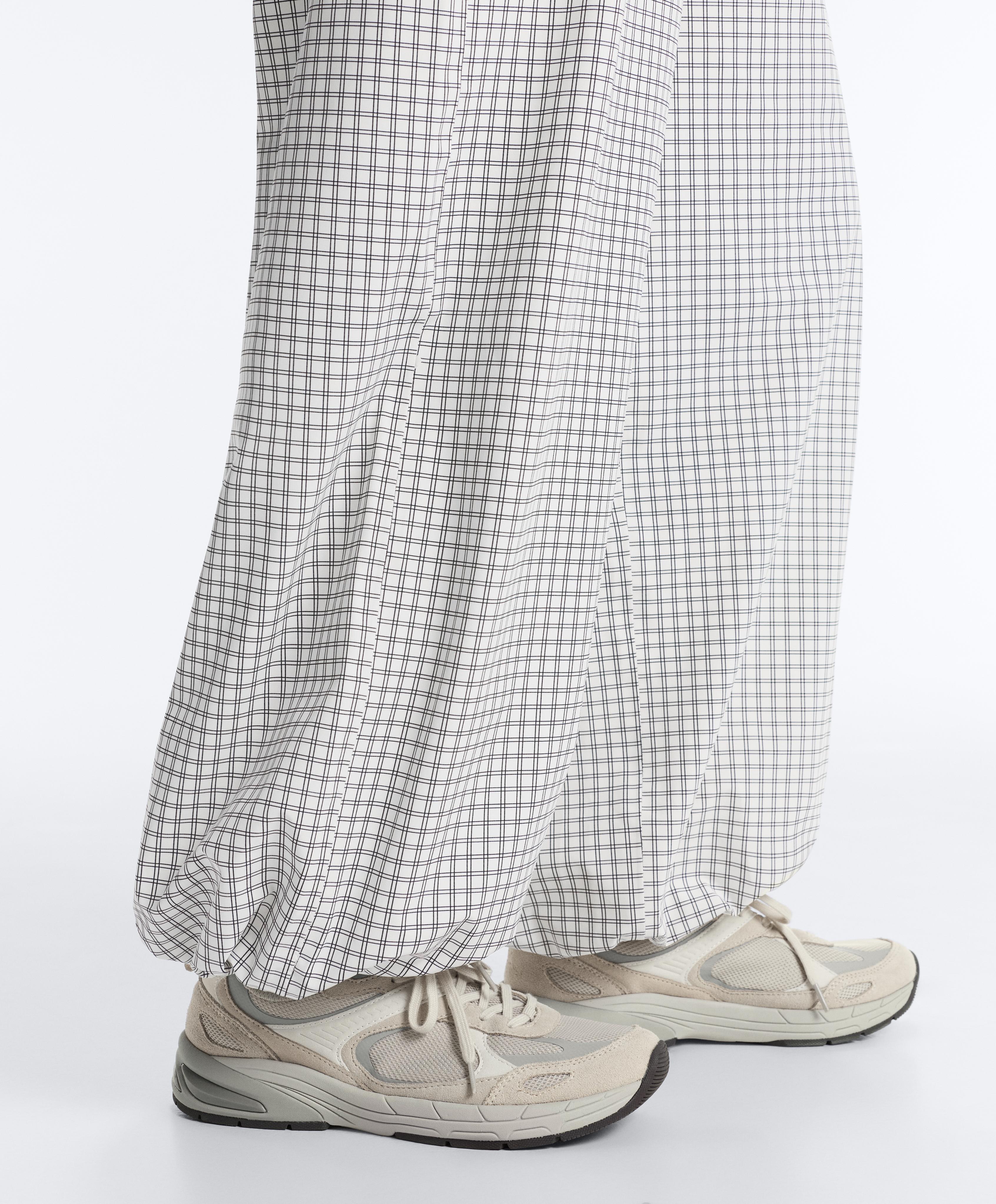 10k waterproof balloon trousers — PALE ECRU