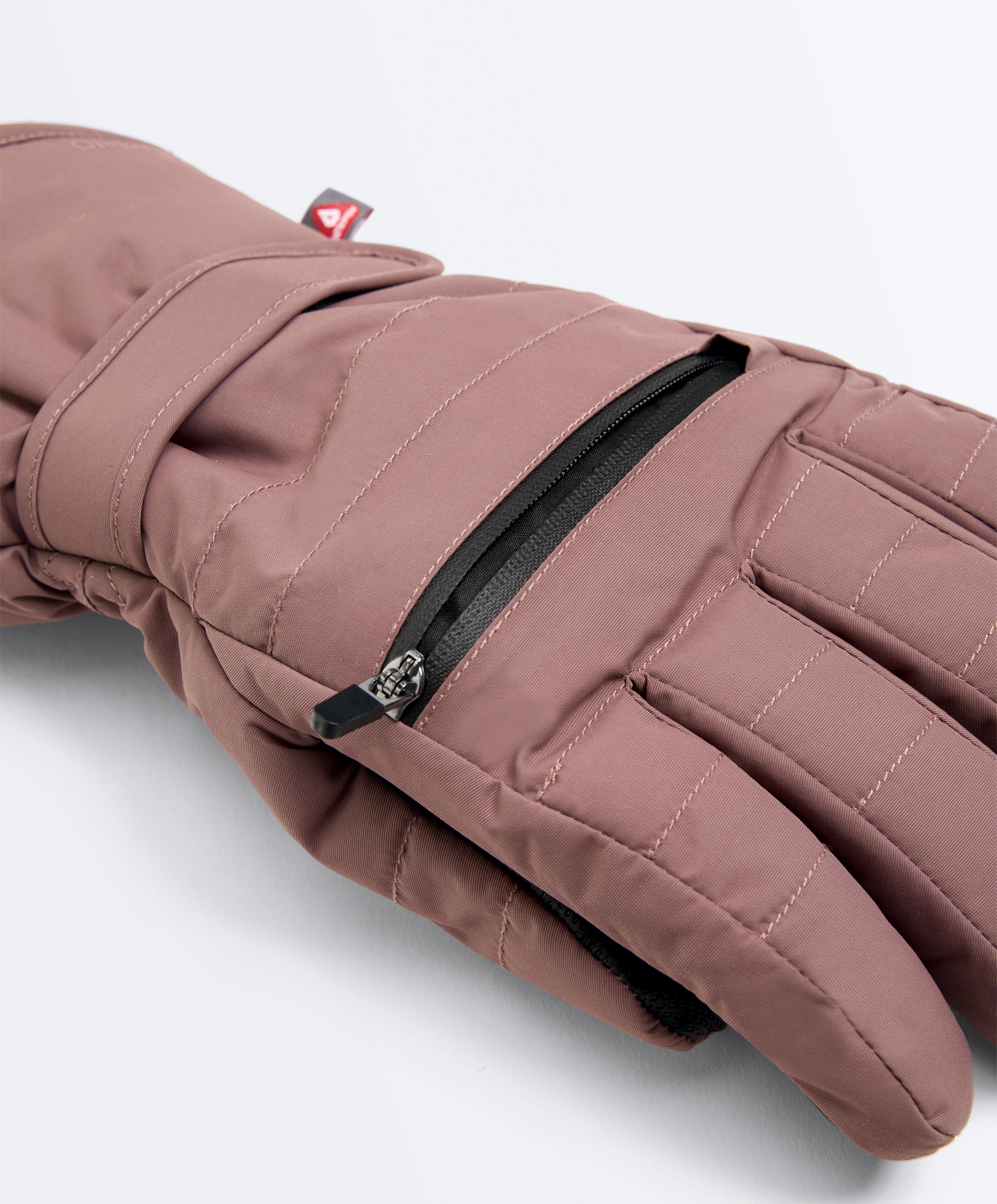 Technical SKI Primaloft® Gloves — MAUVE
