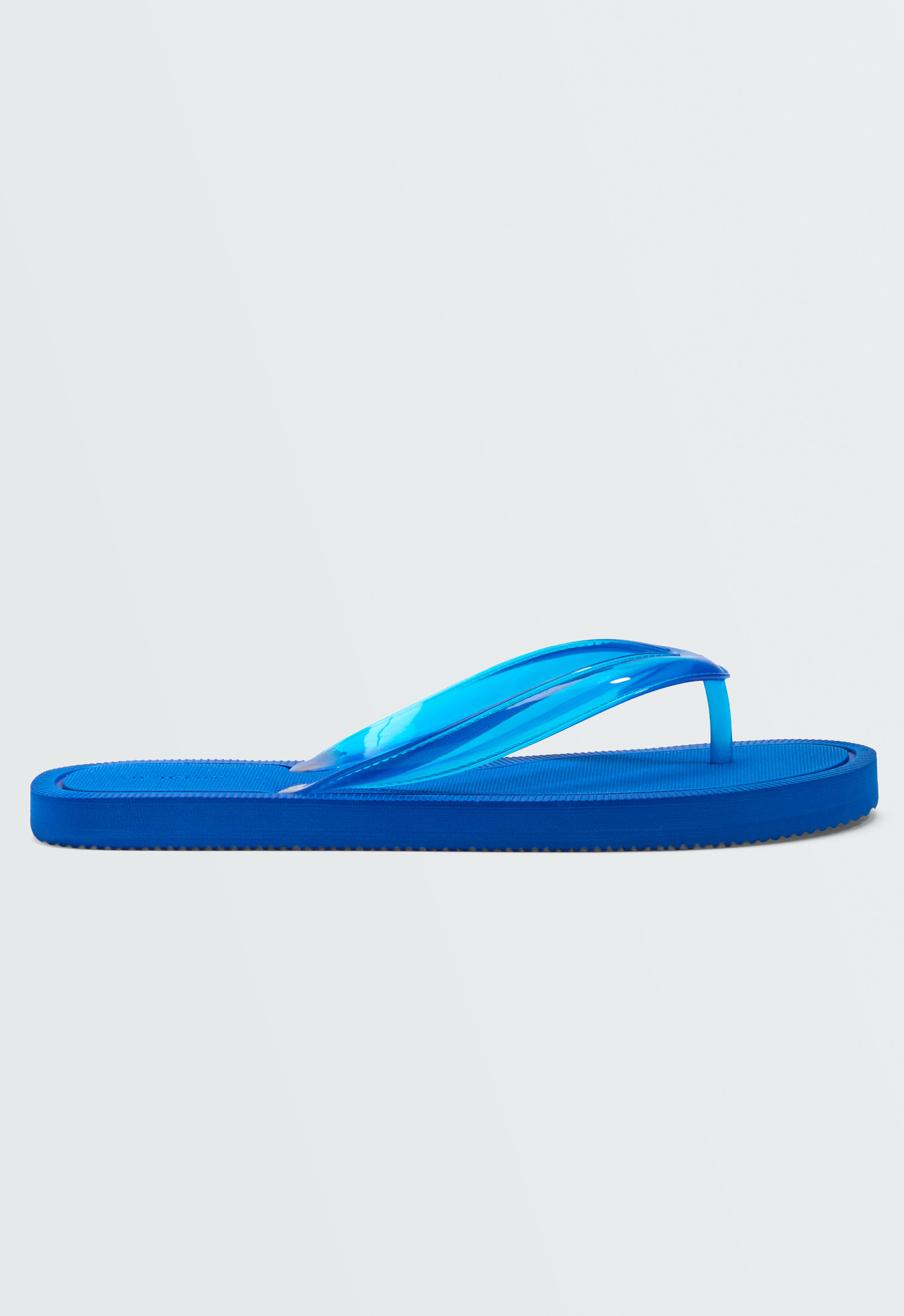 Textured beach sandals — BLUE