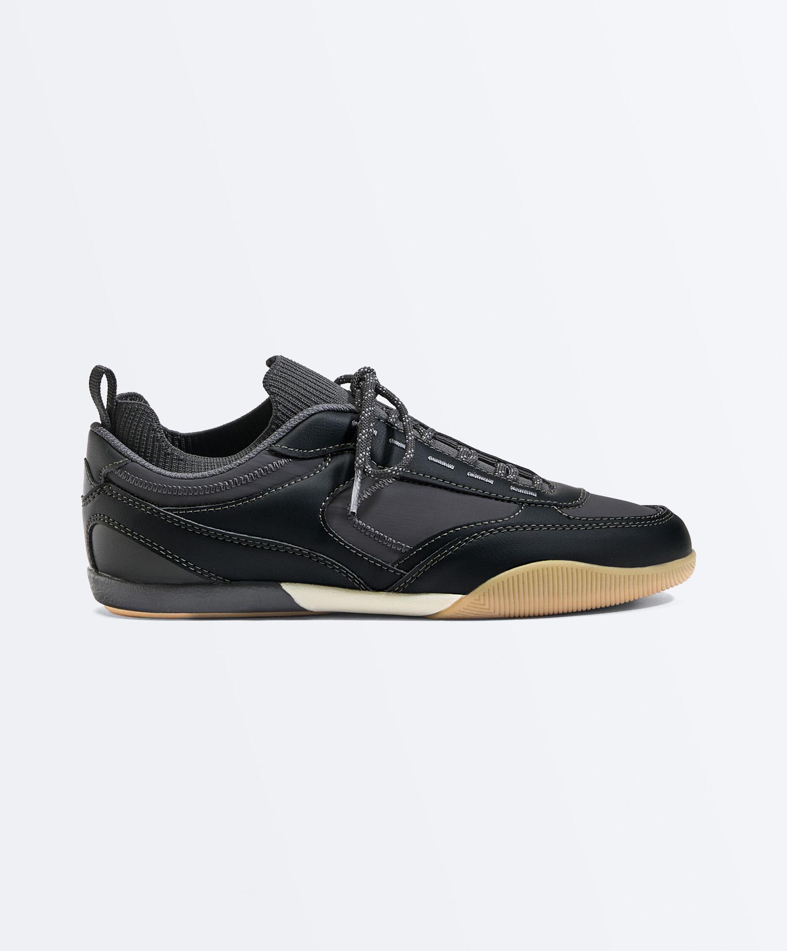Sock-style trainers — BLACK