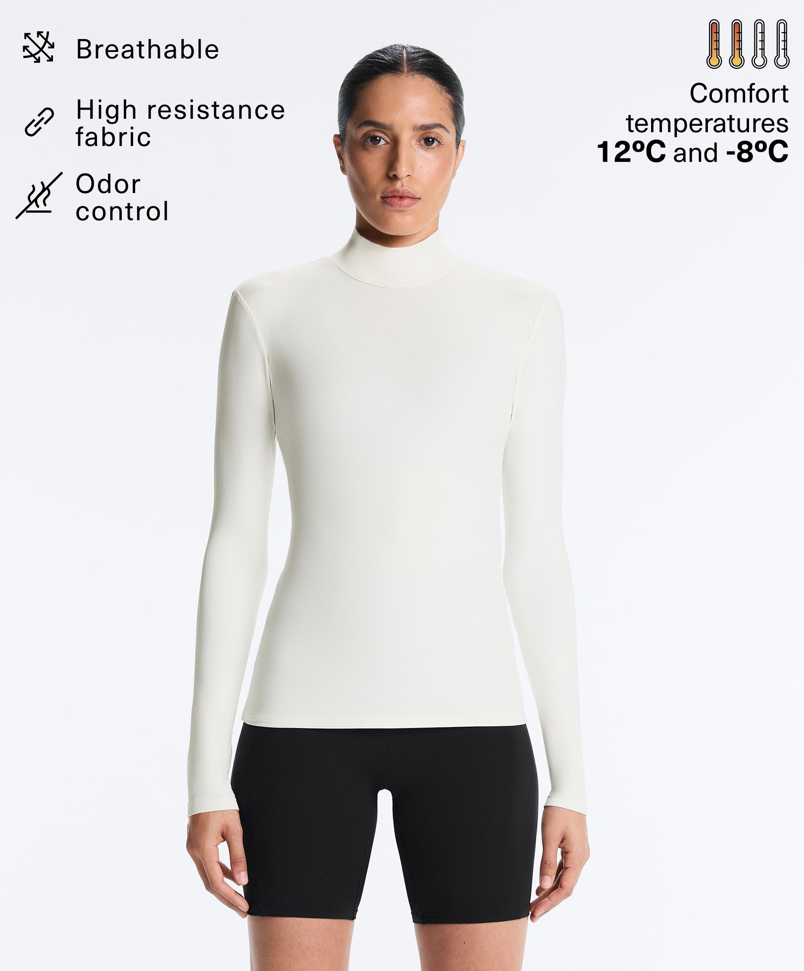 تيشيرت حراري بطبقة أساسية بأكمام طويلة - تنزيلات