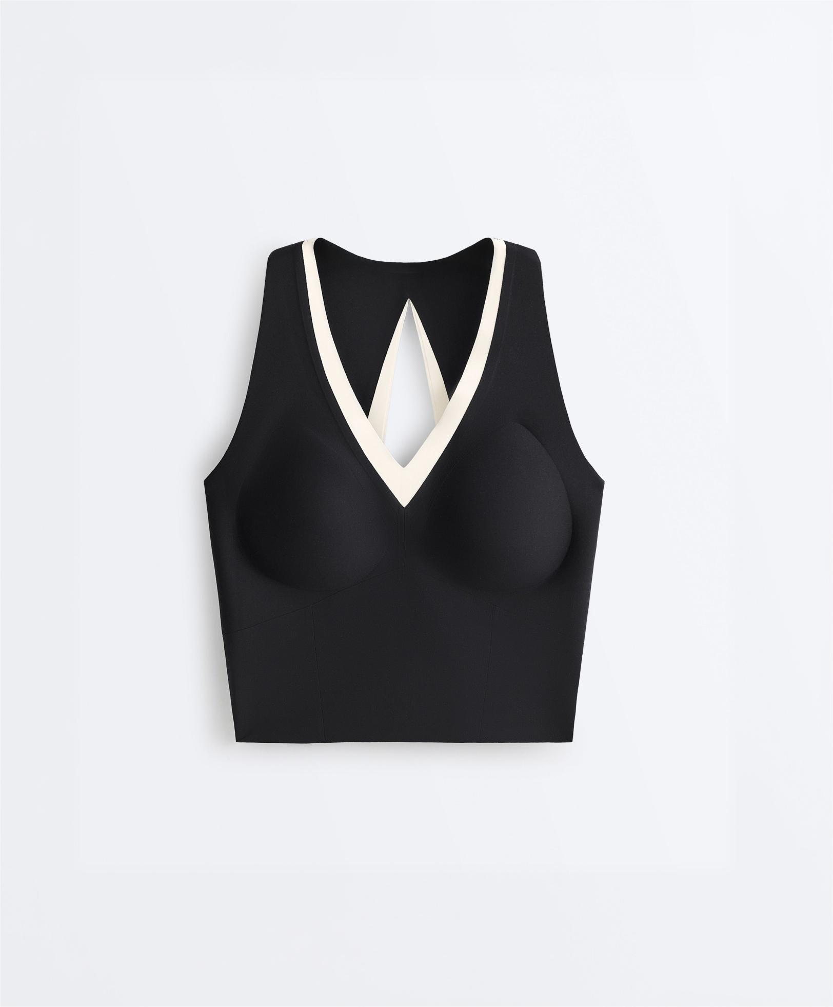 Perfect-adapt kontrast kolsuz tank top Perfect-adapt kontrast kolsuz tank top