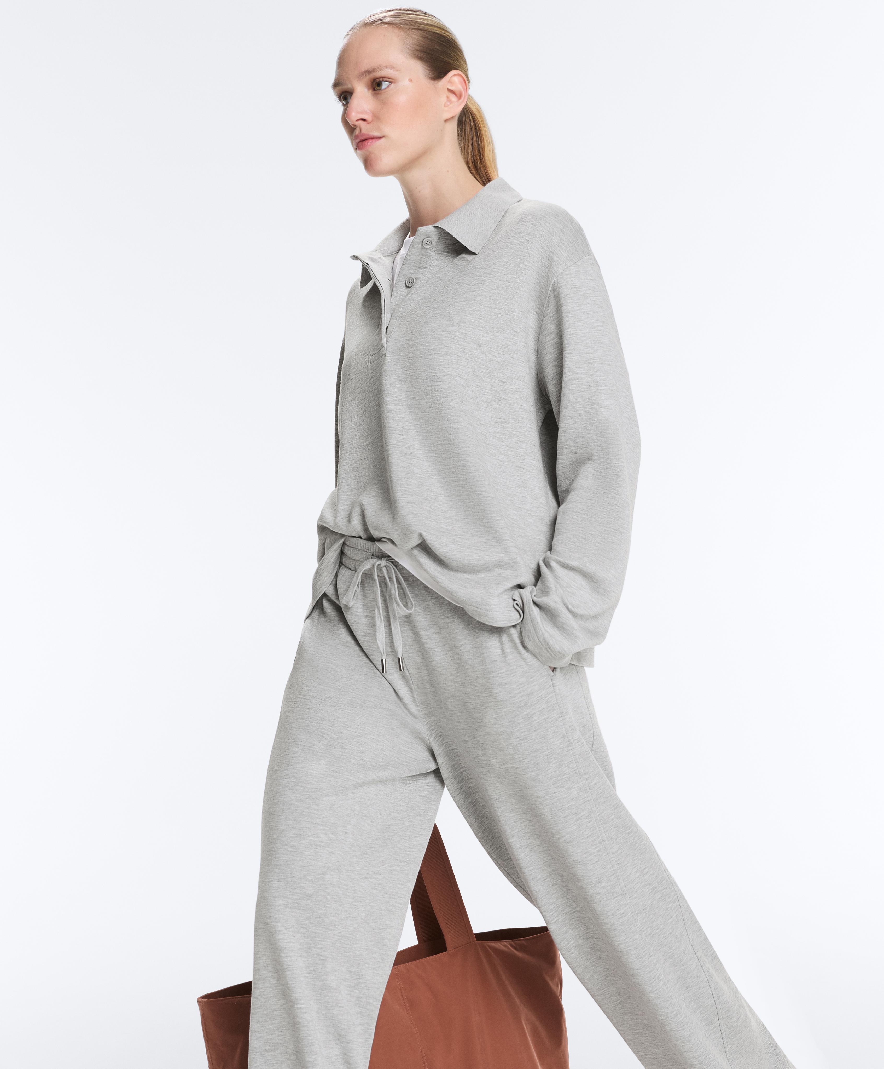 Total look piké melerad grå