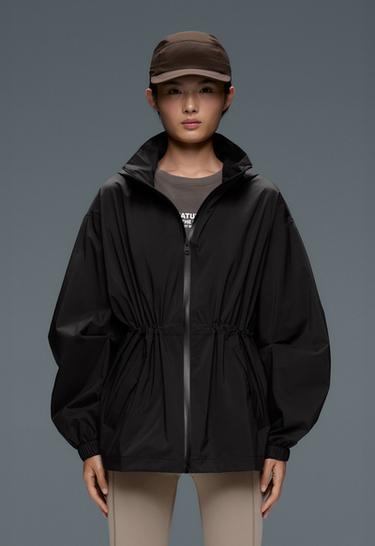 Super extra lightweight 10k packable waterproof jacket — BLACK 3