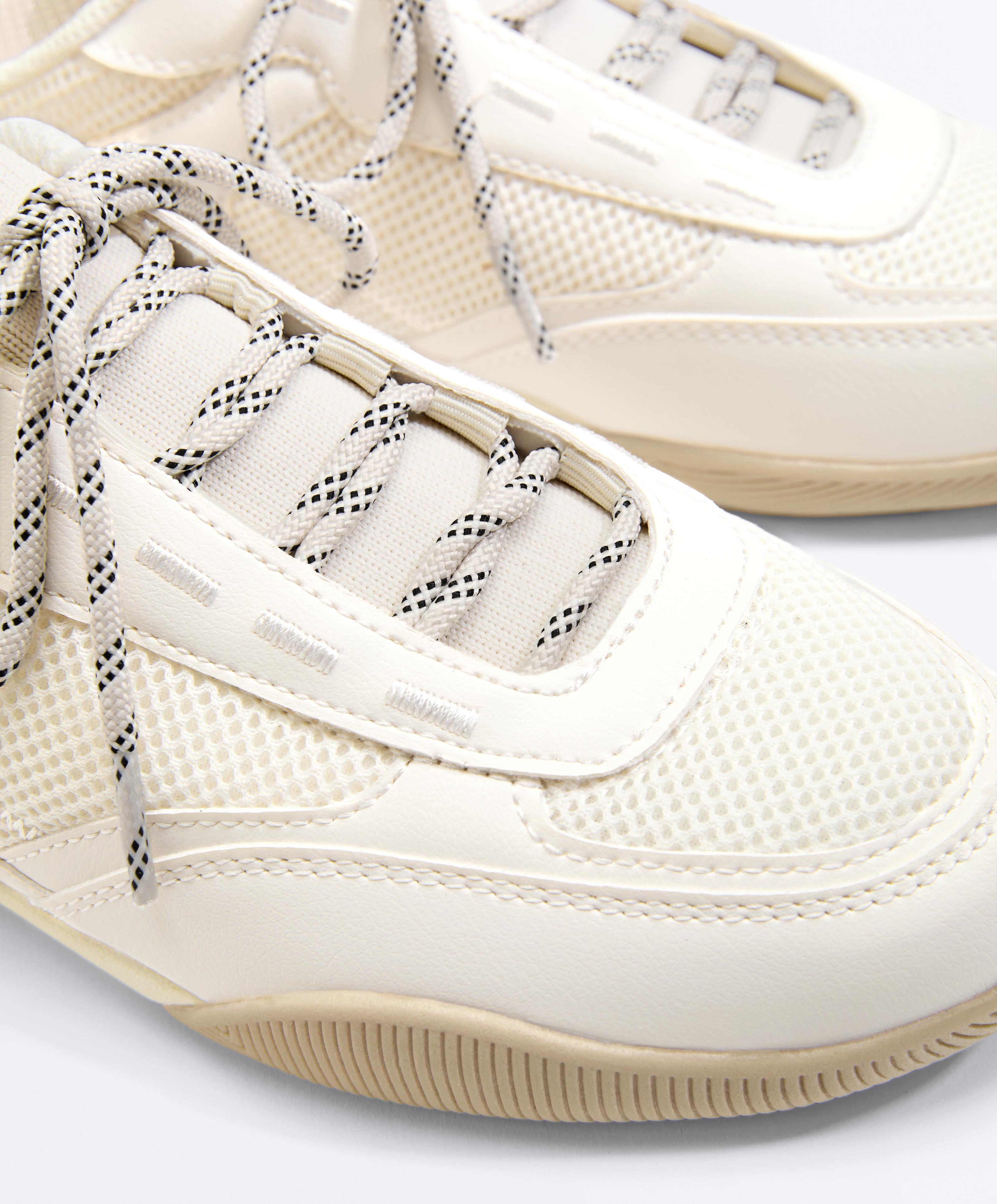 Sock-style trainers — ECRU