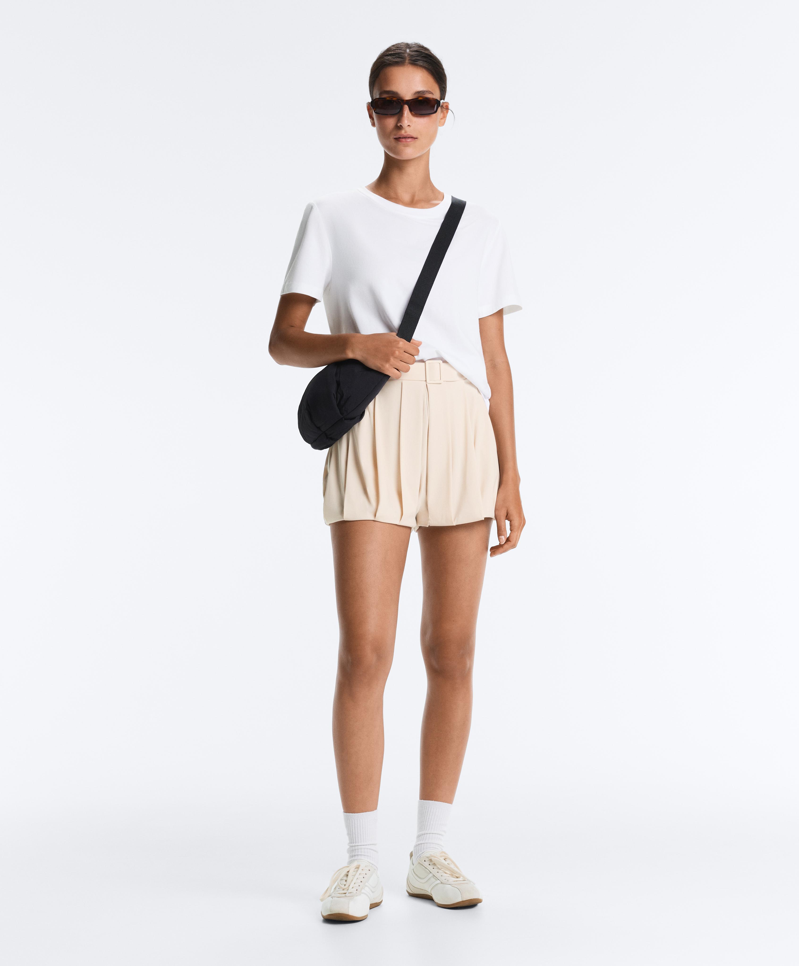 Light Touch bloomer shorts — PALE MINK