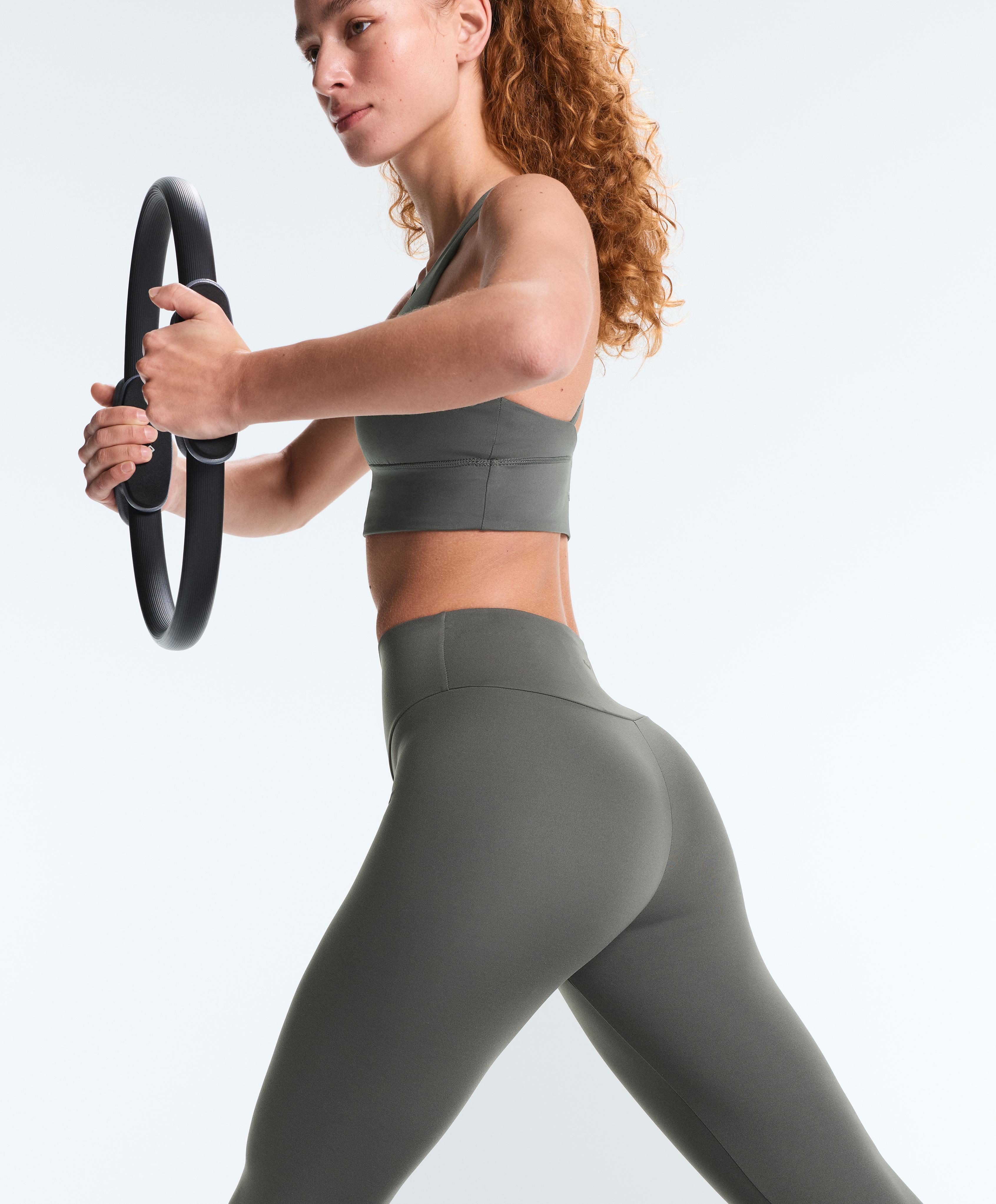 Comfortlux high-waisted ankle-length leggings — DARK ANTHRACITE