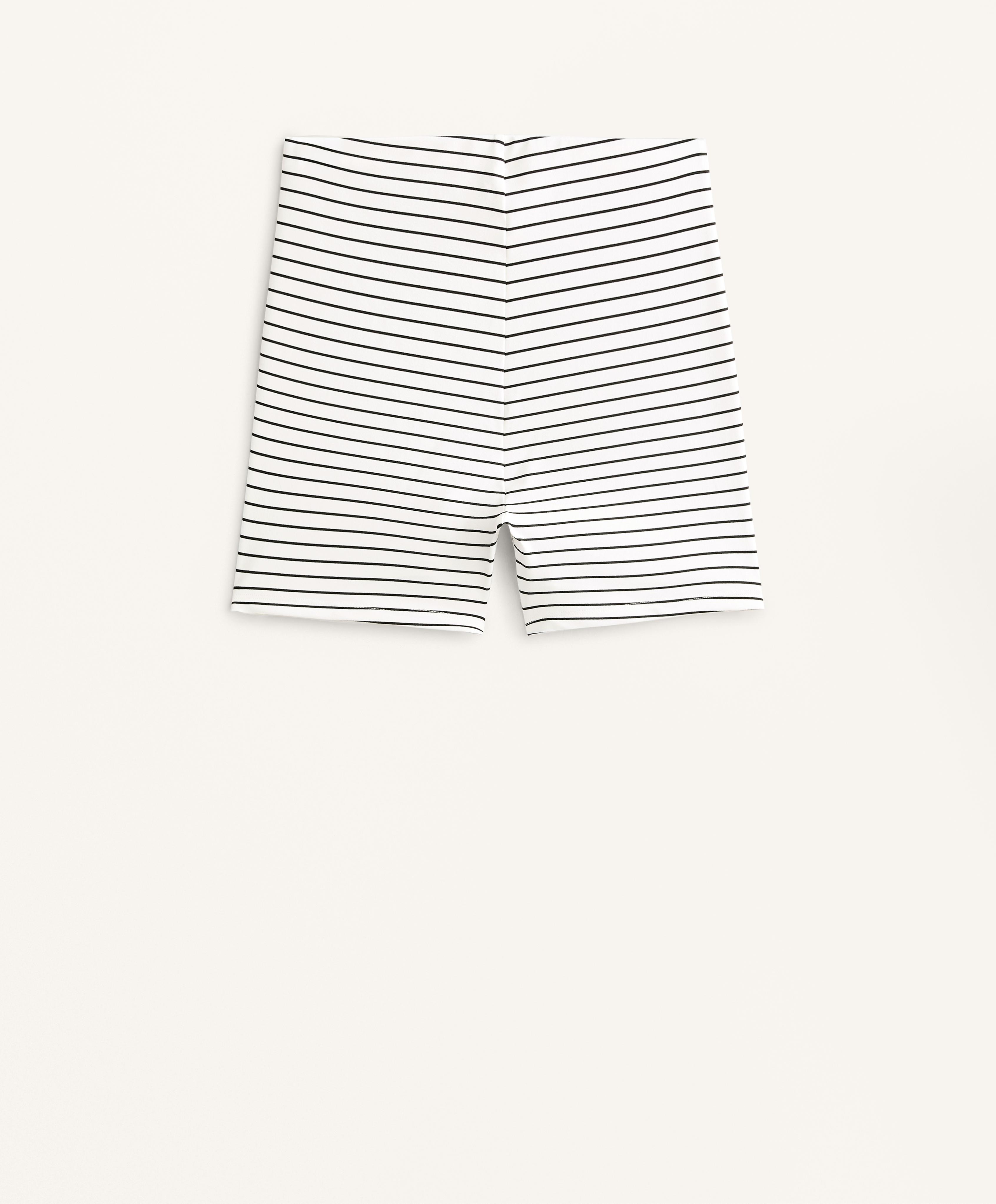 Evermove striped high rise 8cm hot pants - Sale