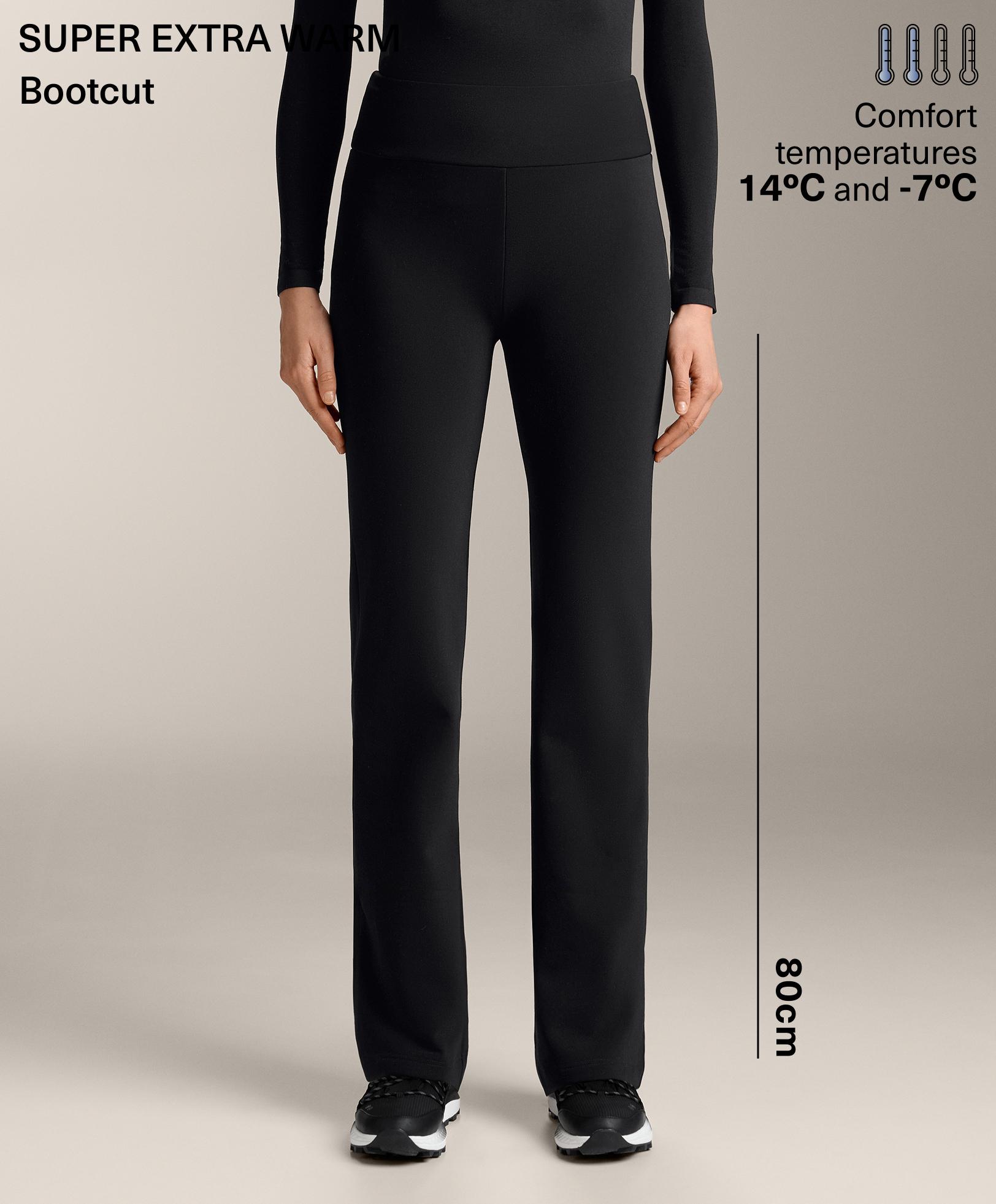 Bootcut seamless high rise super extra Warm trousers