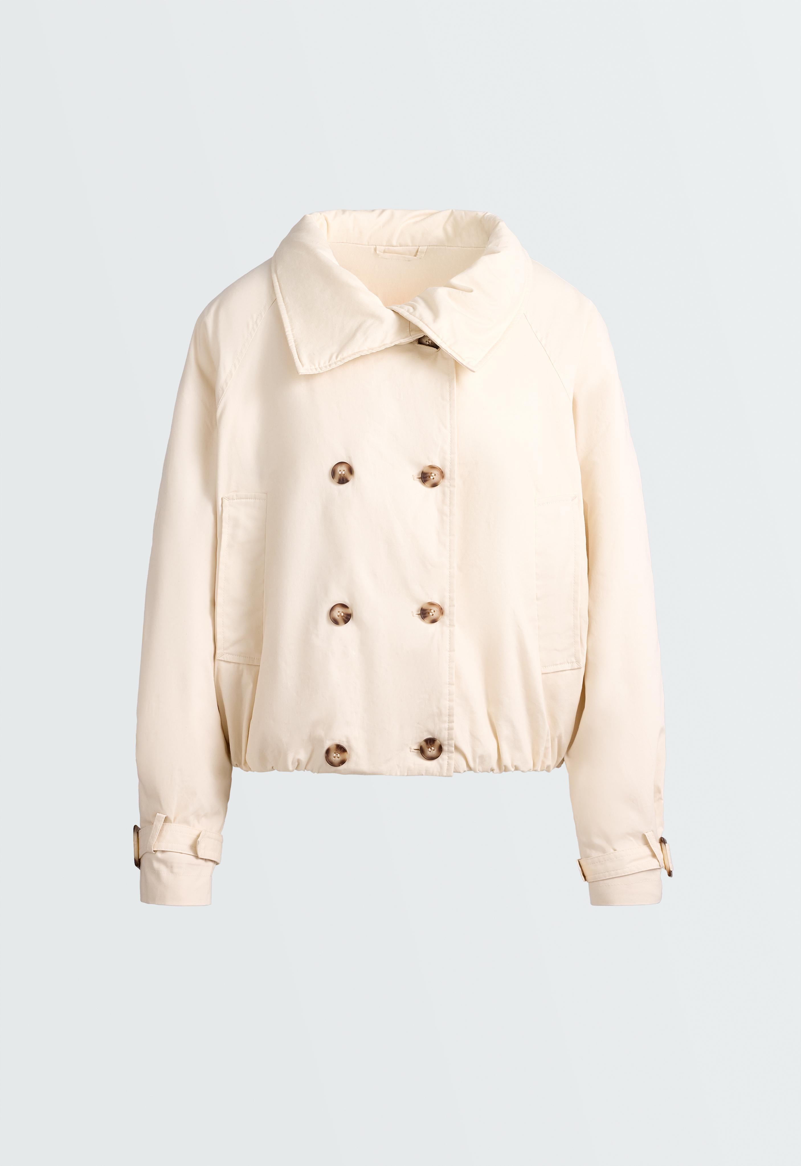 FELLEX® AEROGEL balloon padded short jacket — ECRU