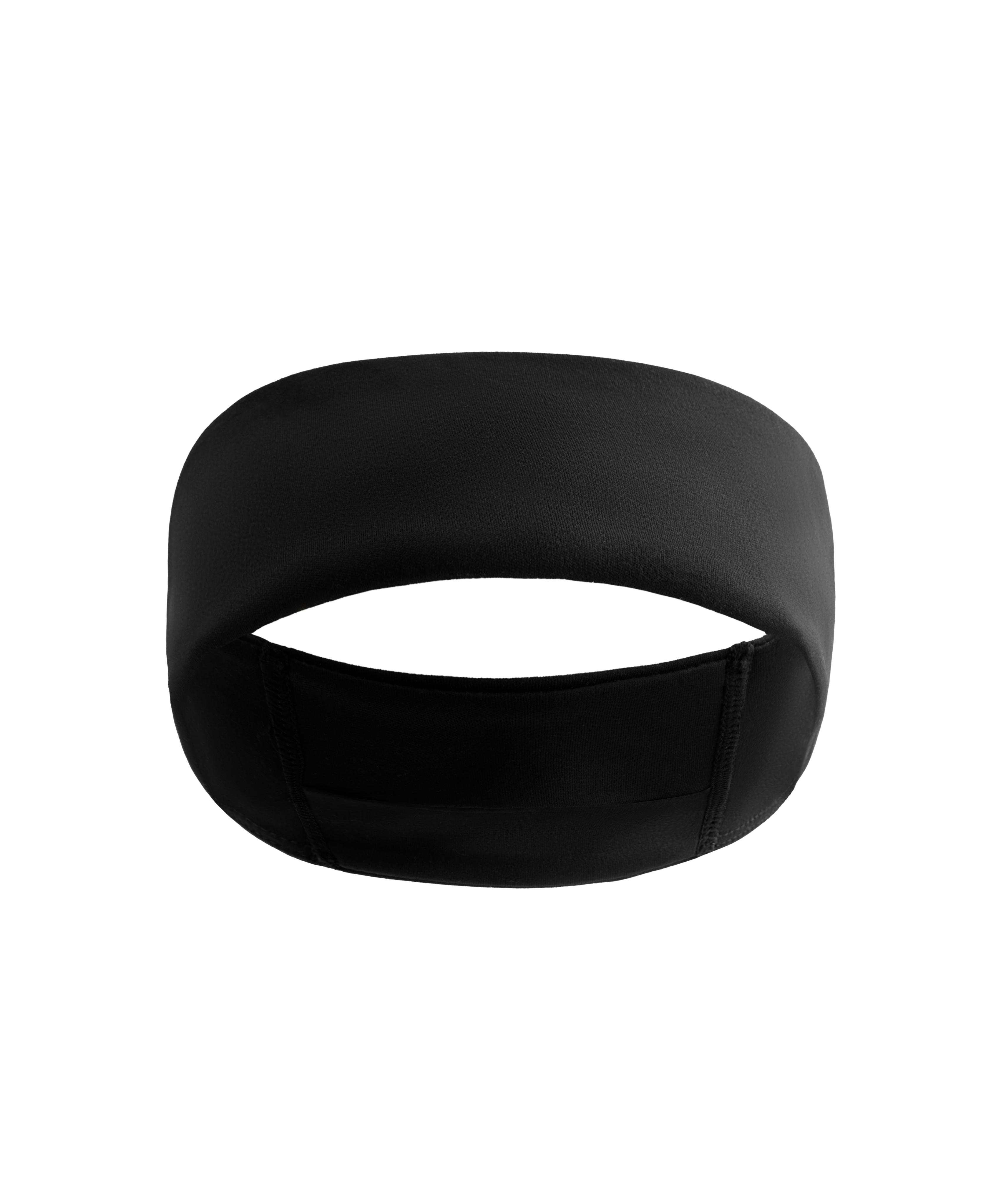 7cm reflective adjustable sports headband — BLACK