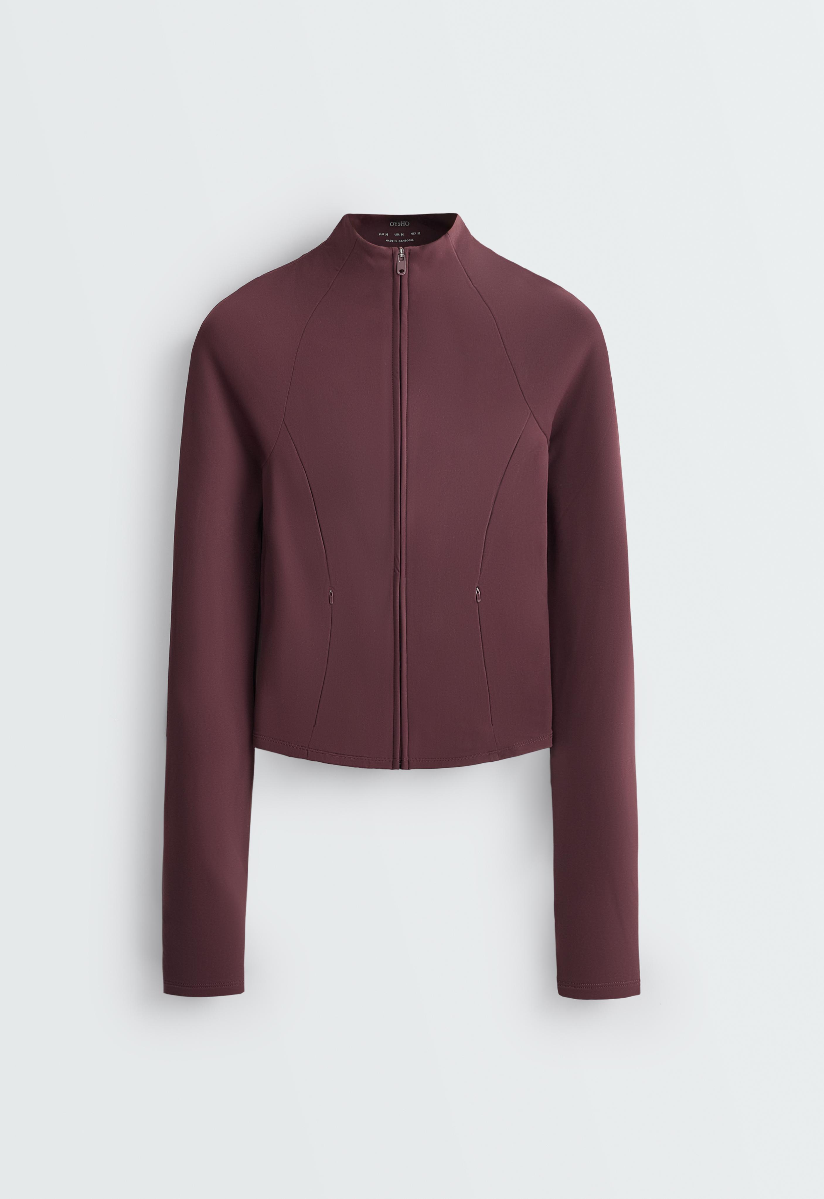 Light warm technical jacket — PLUM