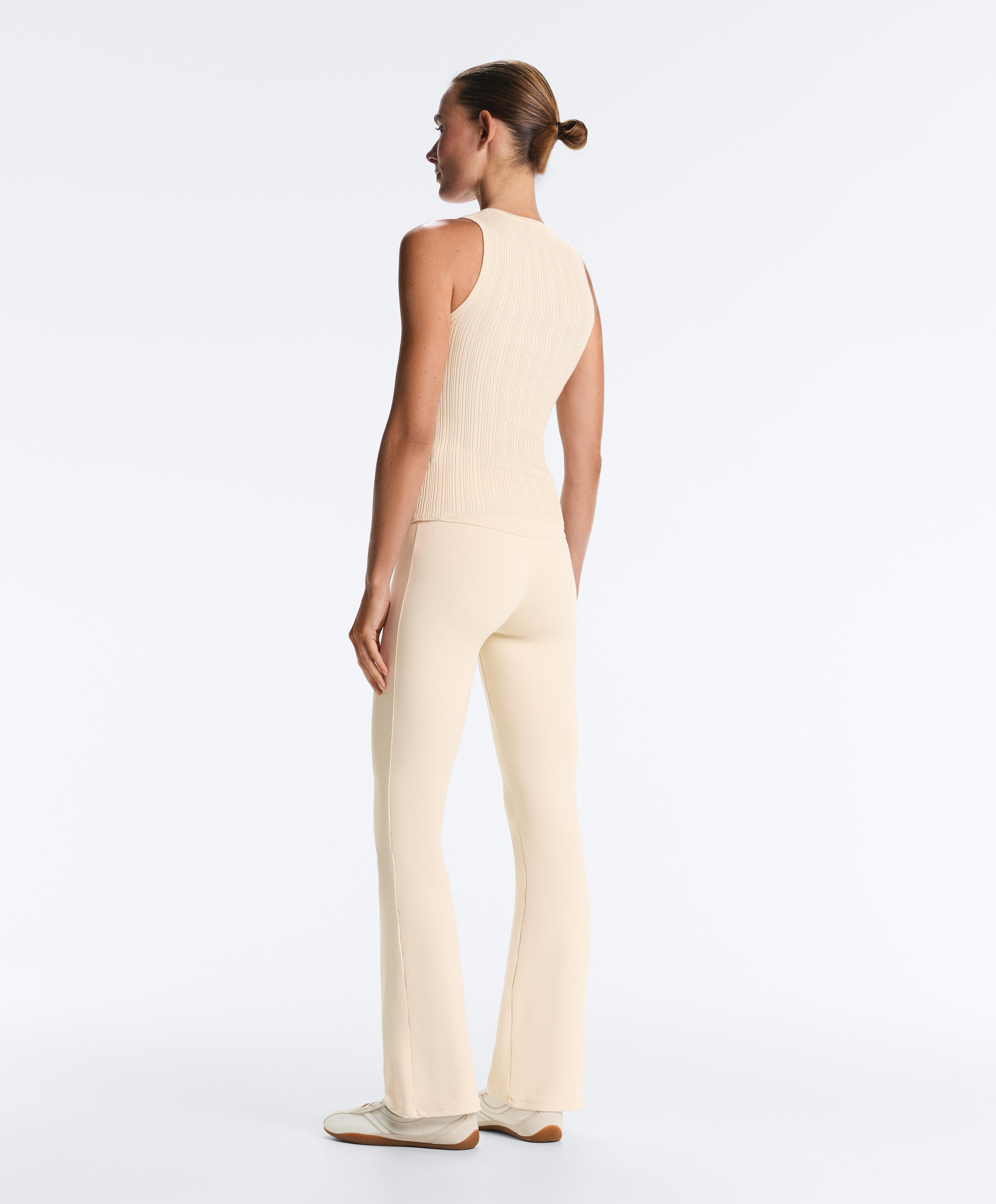 Rib knit top — PLASTER