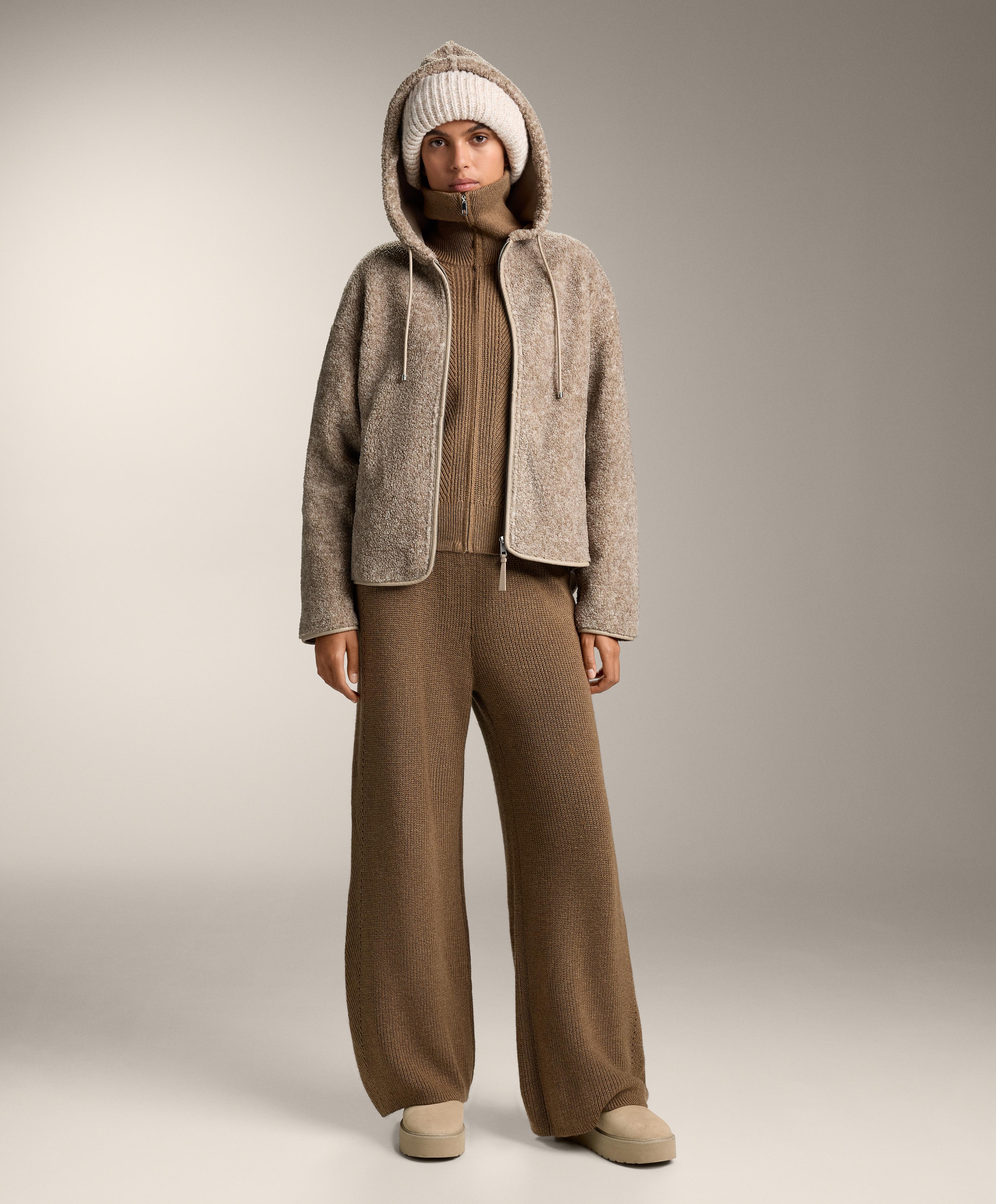 Total Look Strick, gerade geschnitten, Karamell - Sale