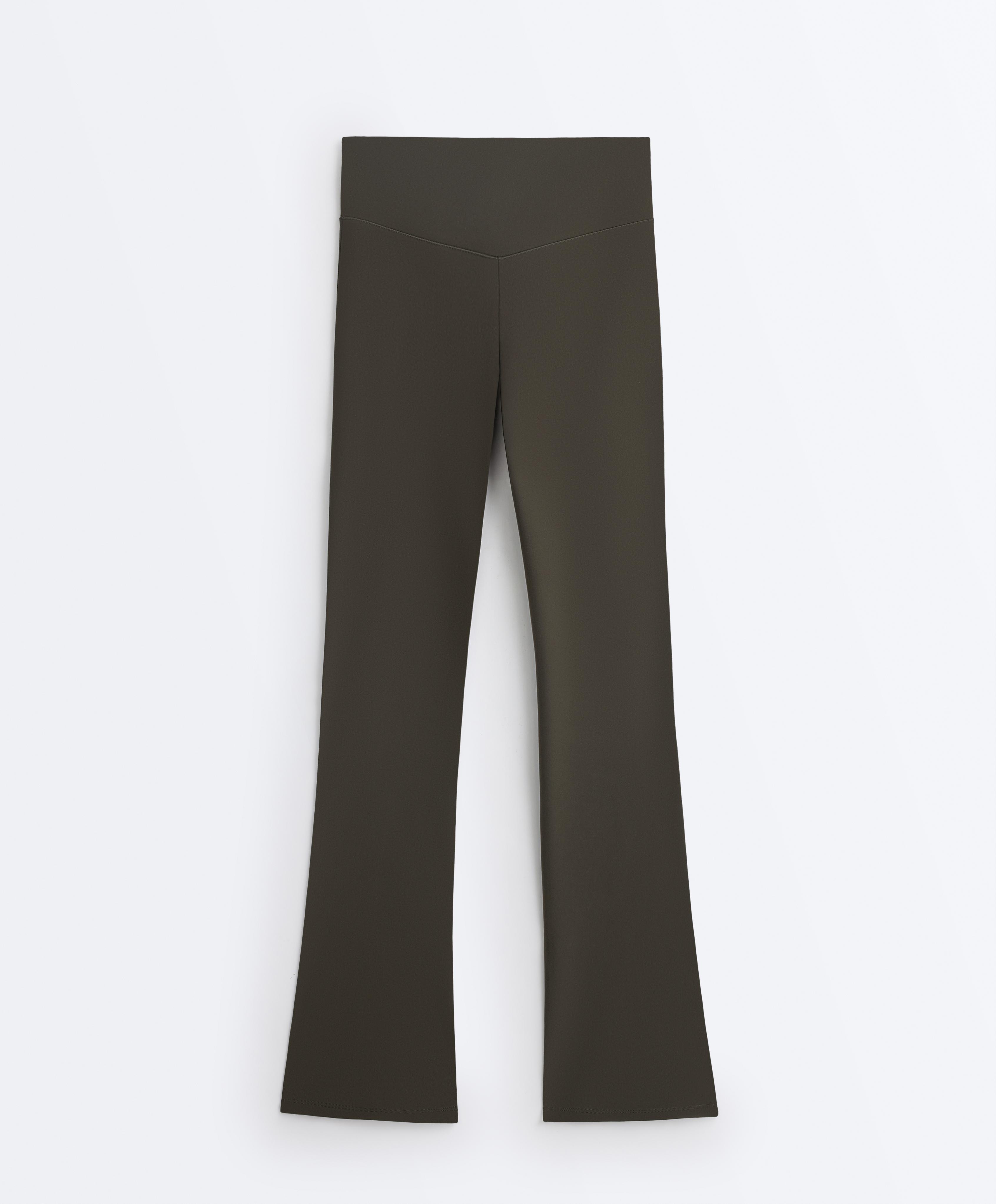 Pantaloni flare high rise Evermove - Soldari Pantaloni flare high rise Evermove - Soldari