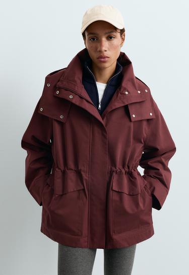 A-line 10k waterproof cotton jacket — MAROON 3