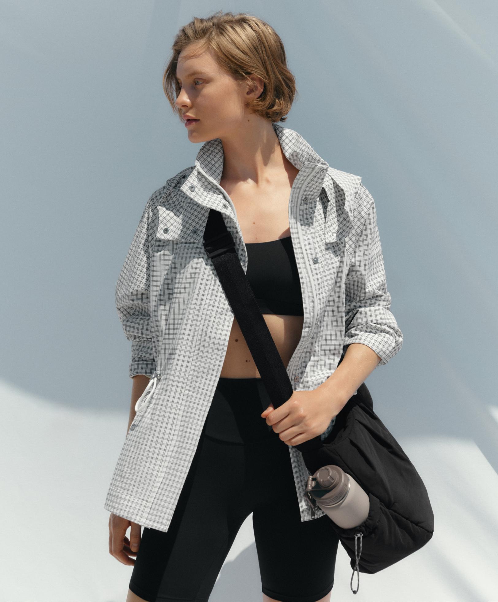 Shopper bag with side pockets — BLACK
