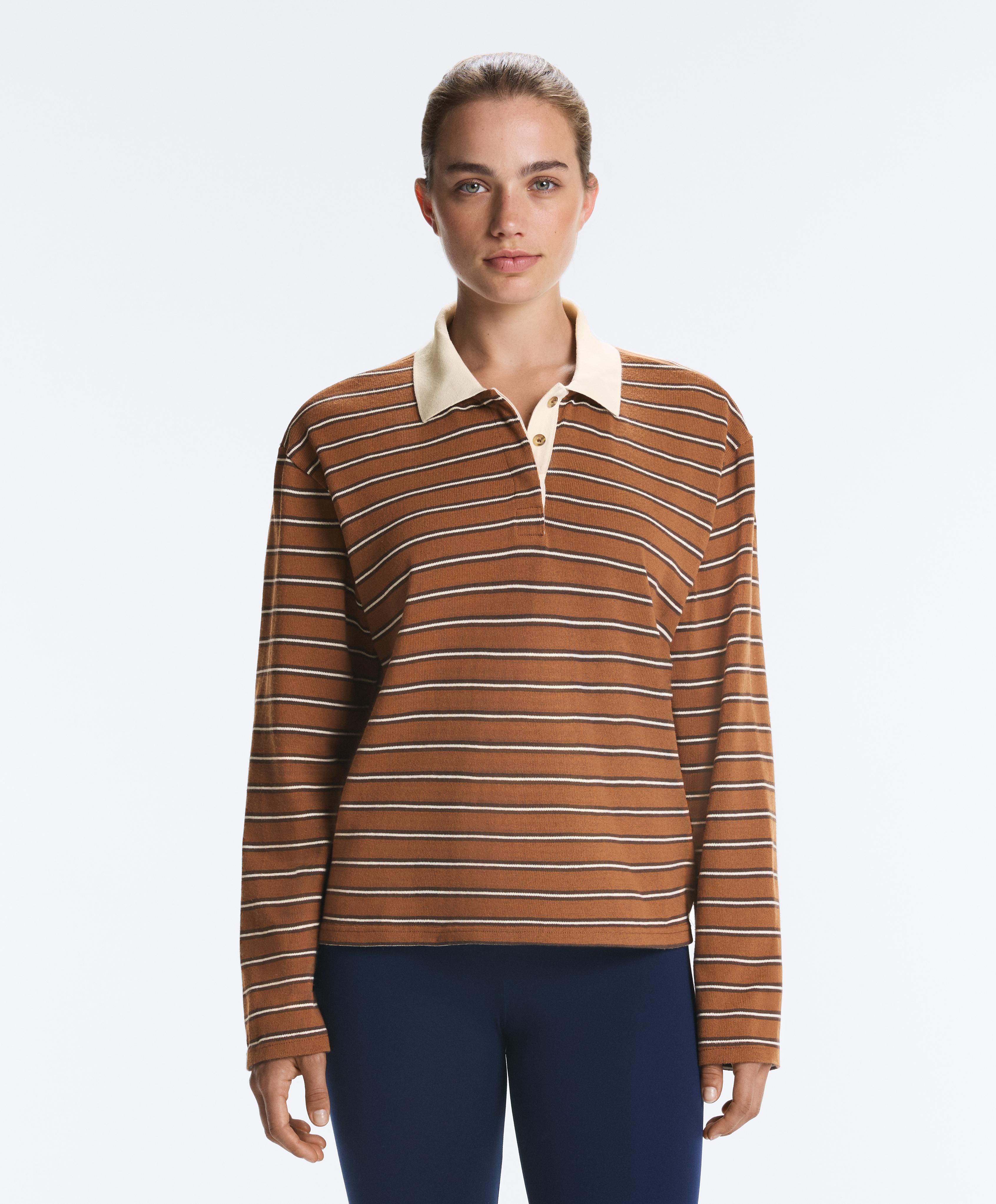 Piqué cotton striped polo shirt Piqué cotton striped polo shirt