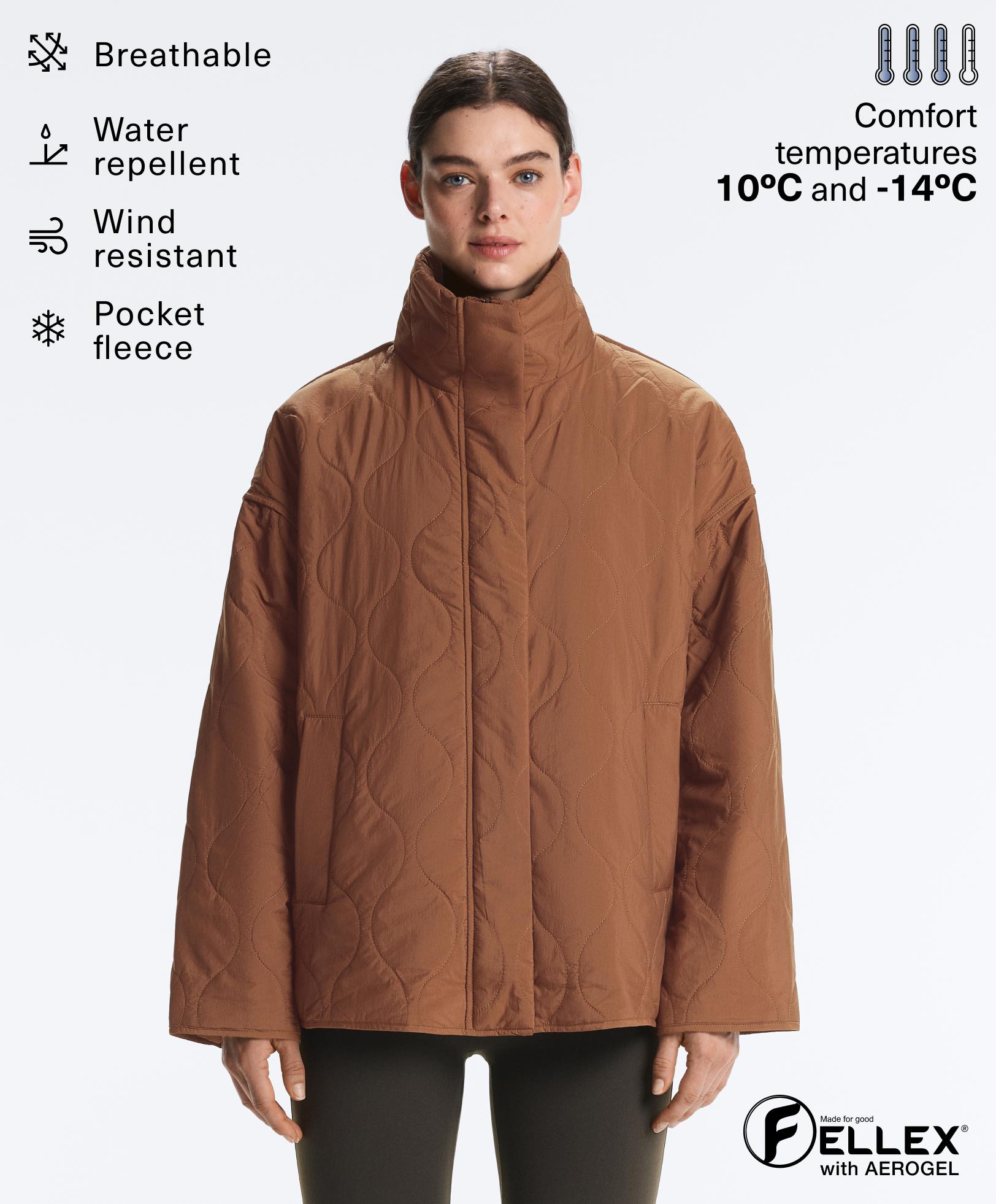 Chamarra acolchada repelente al agua FELLEX® con AEROGEL Chamarra acolchada repelente al agua FELLEX® con AEROGEL