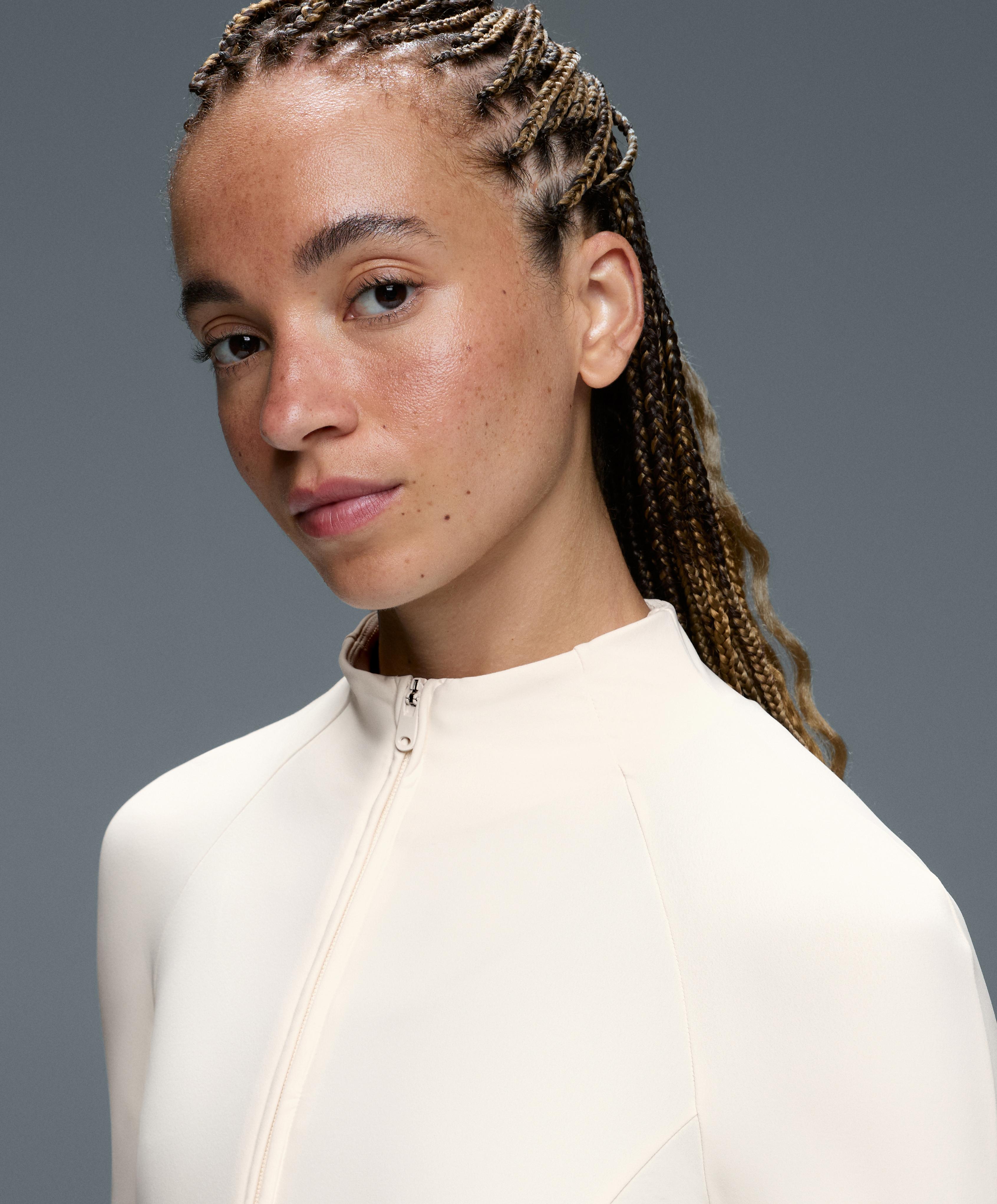 Light warm technical jacket — PALE ECRU