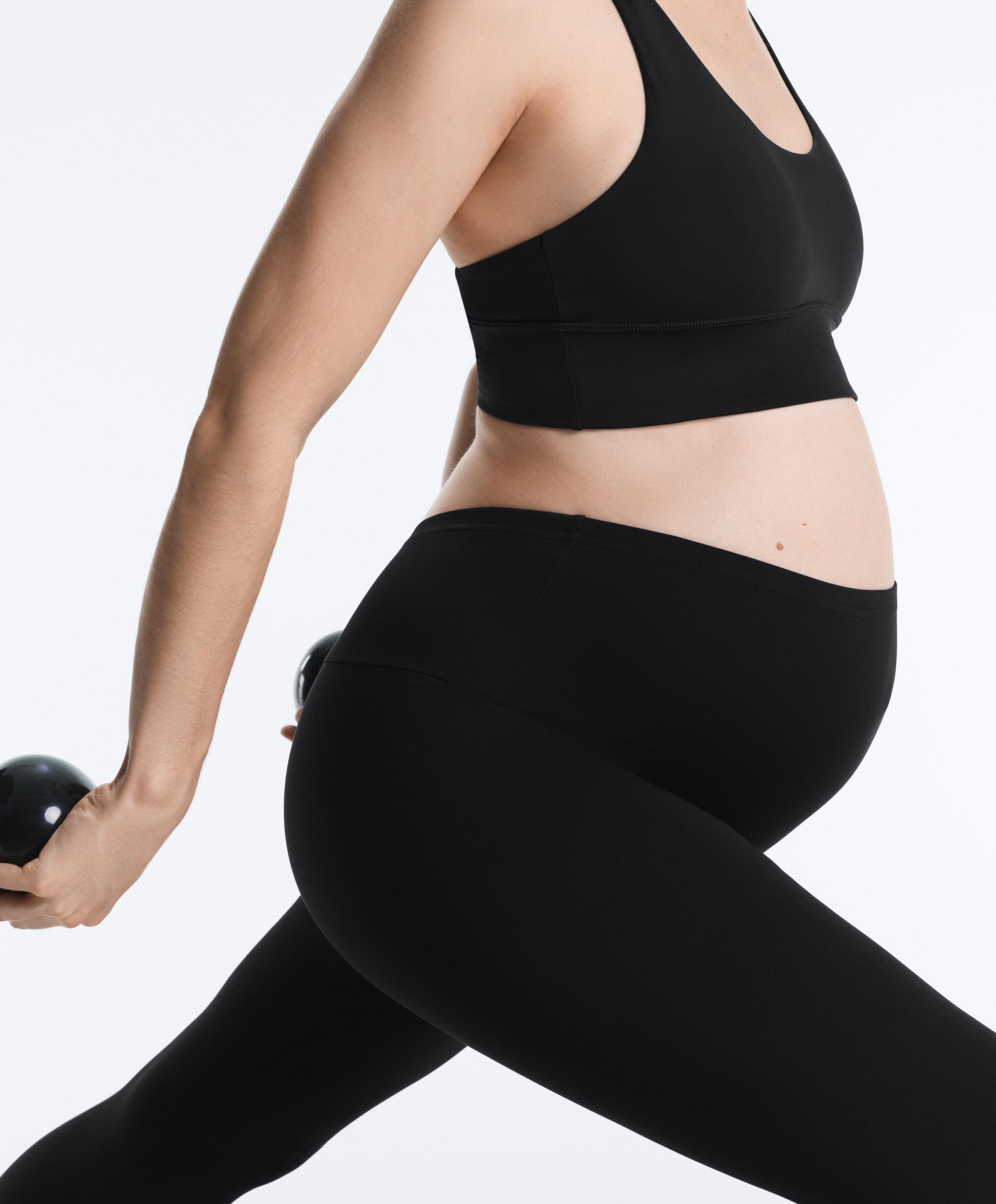 Comfortlux maternity leggings — BLACK