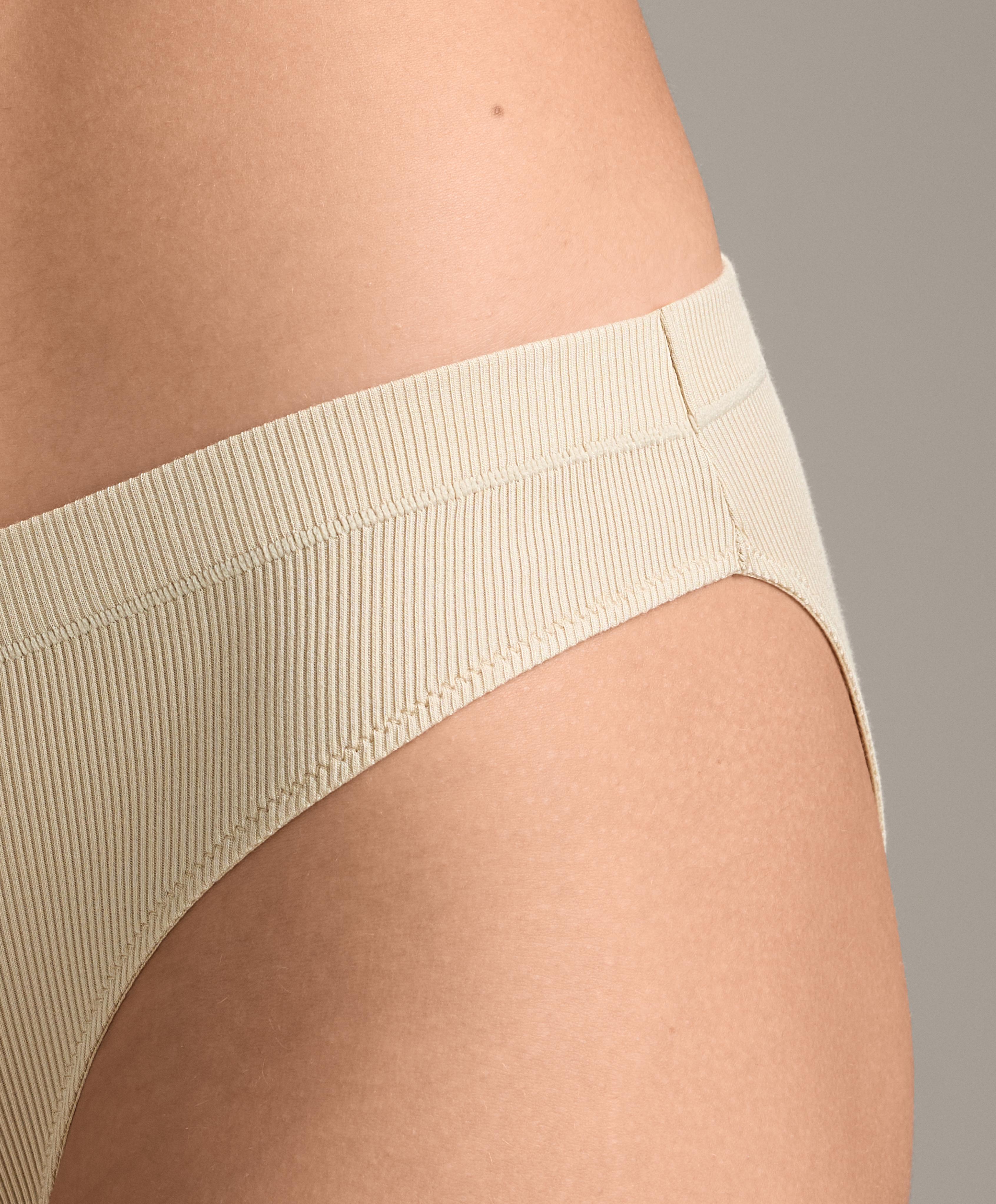 3 culottes classiques rib logo mélange coton