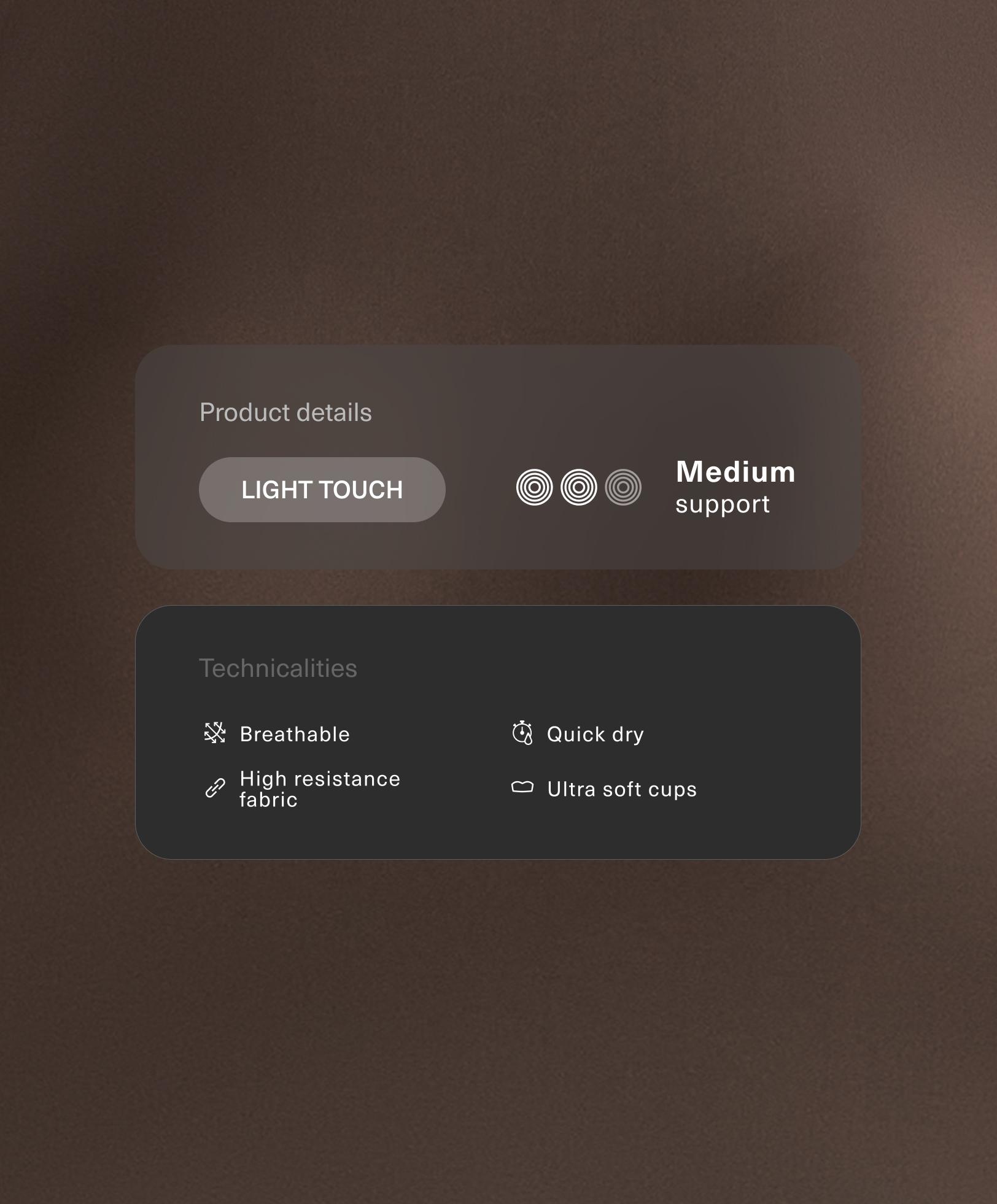 Tank top Light Touch dos croisé