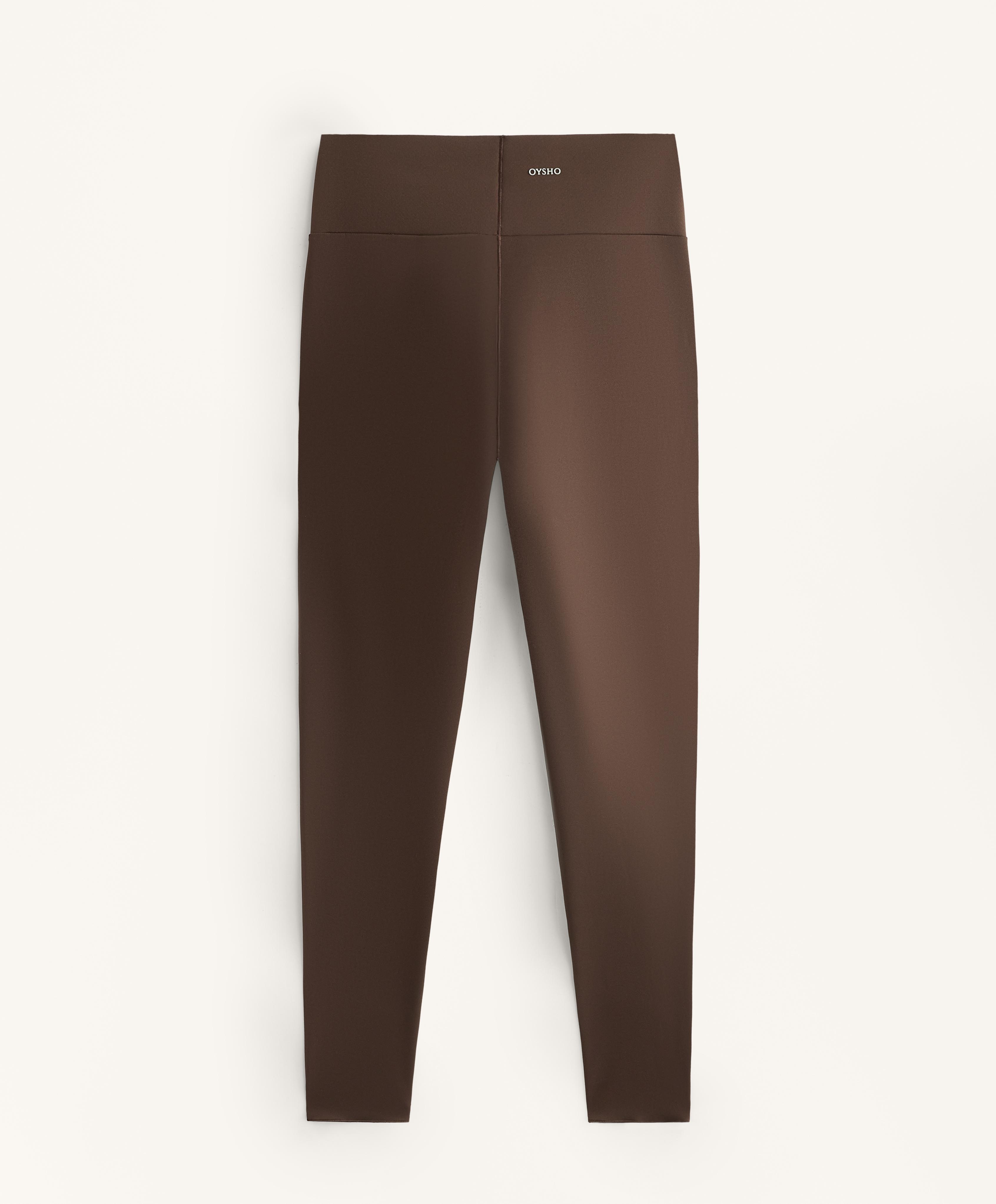 Perfect-adapt ankle-length leggings with crossover V-waist