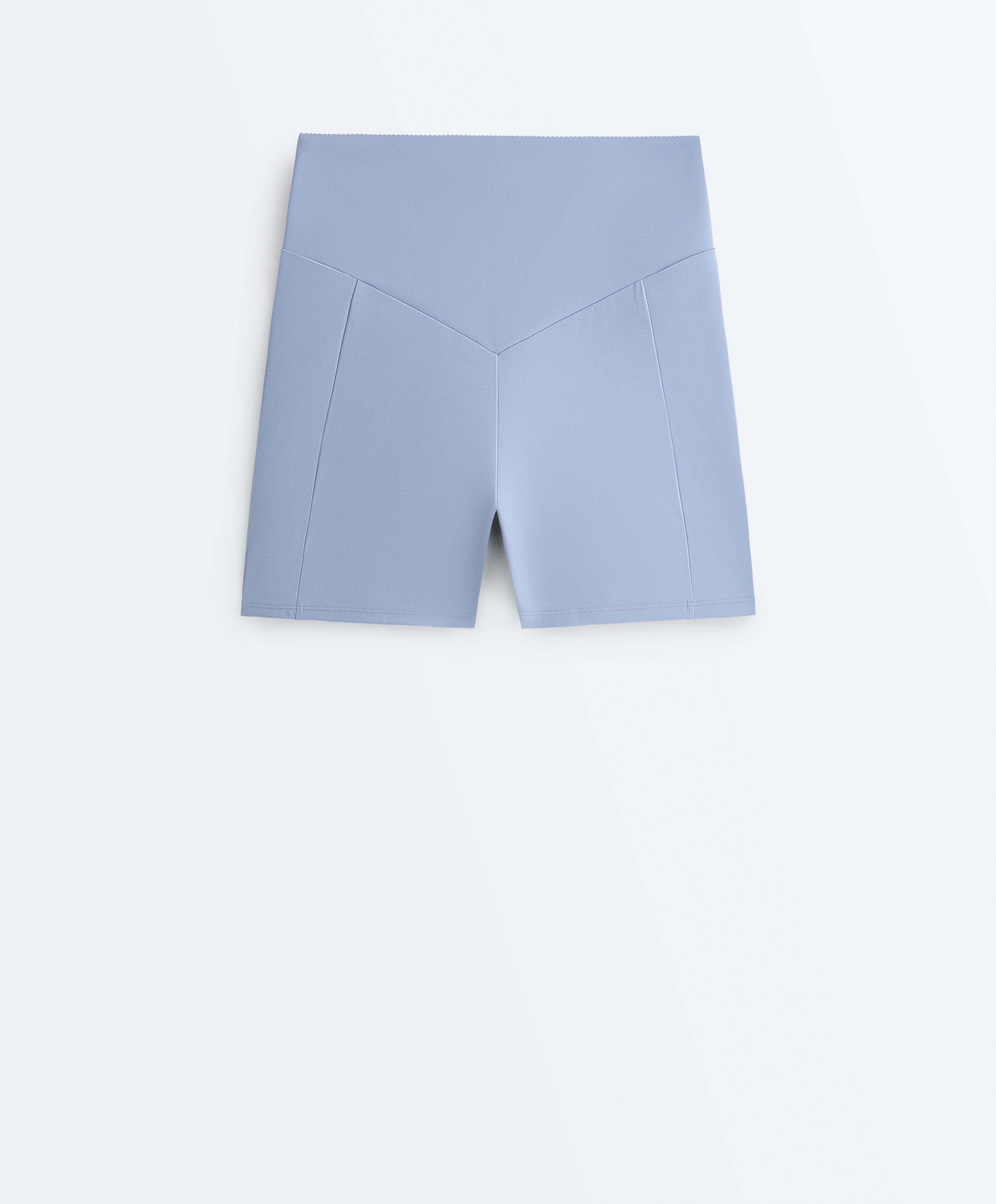 Compressive high-rise pocket 10cm hot pants