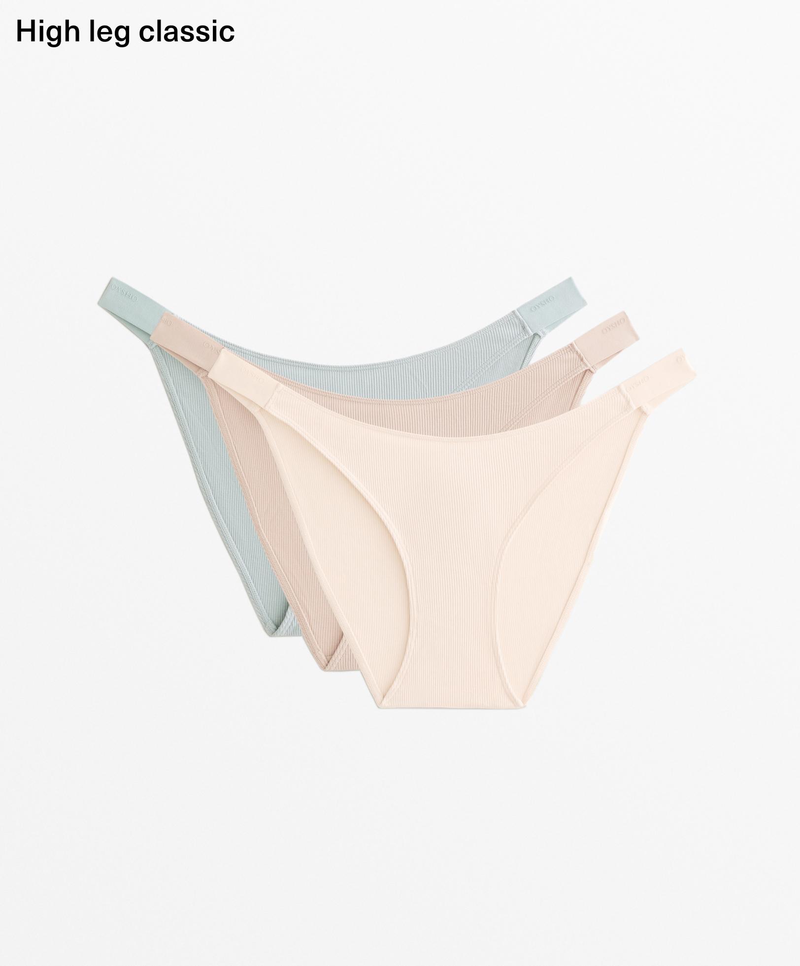 3 rib classic logo briefs