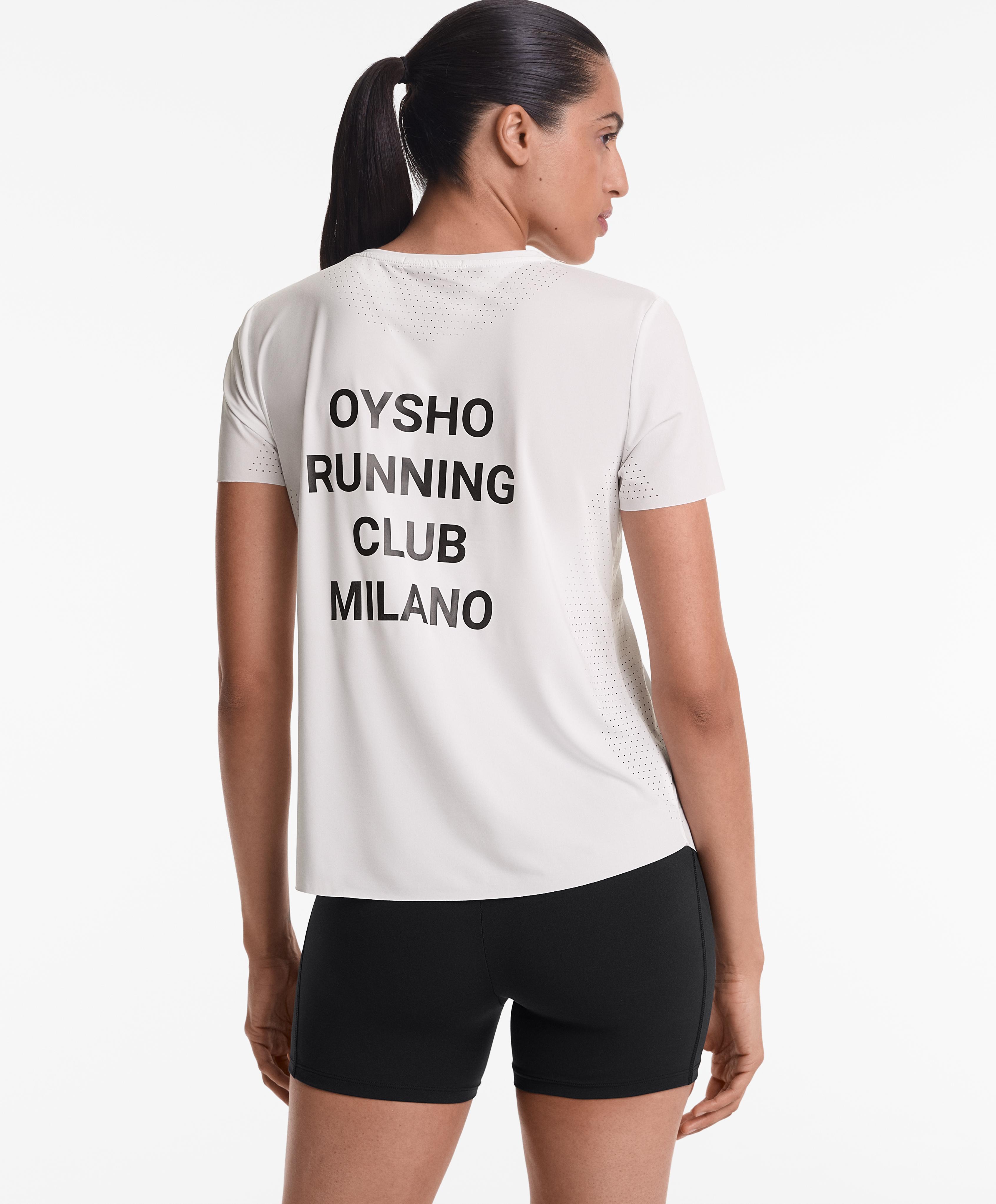 Running Club Milano fitted short-sleeved technical T-shirt Running Club Milano fitted short-sleeved technical T-shirt