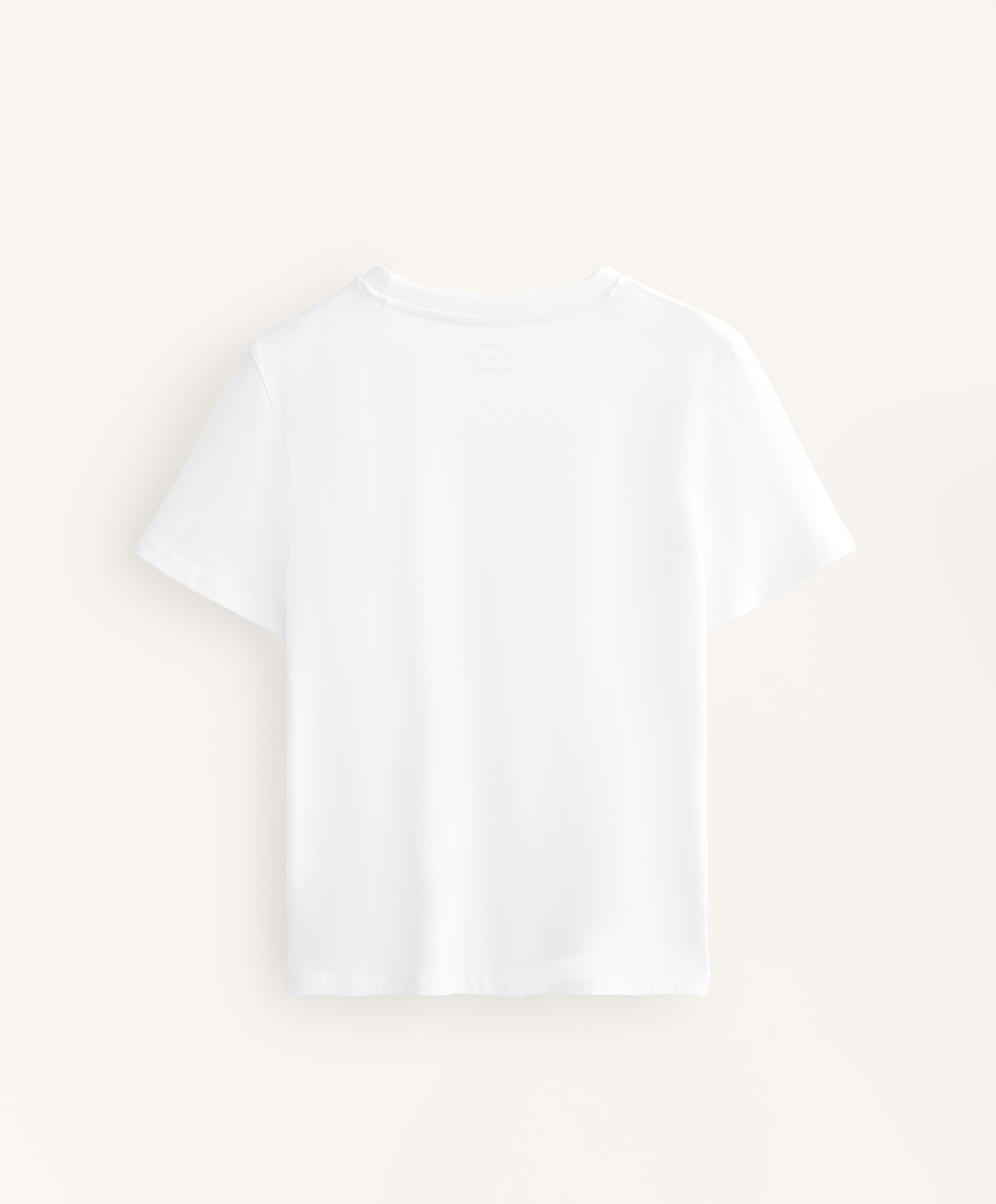 T-Shirt Baumwollmischung mit kurzen Ärmeln T-Shirt Baumwollmischung mit kurzen Ärmeln
