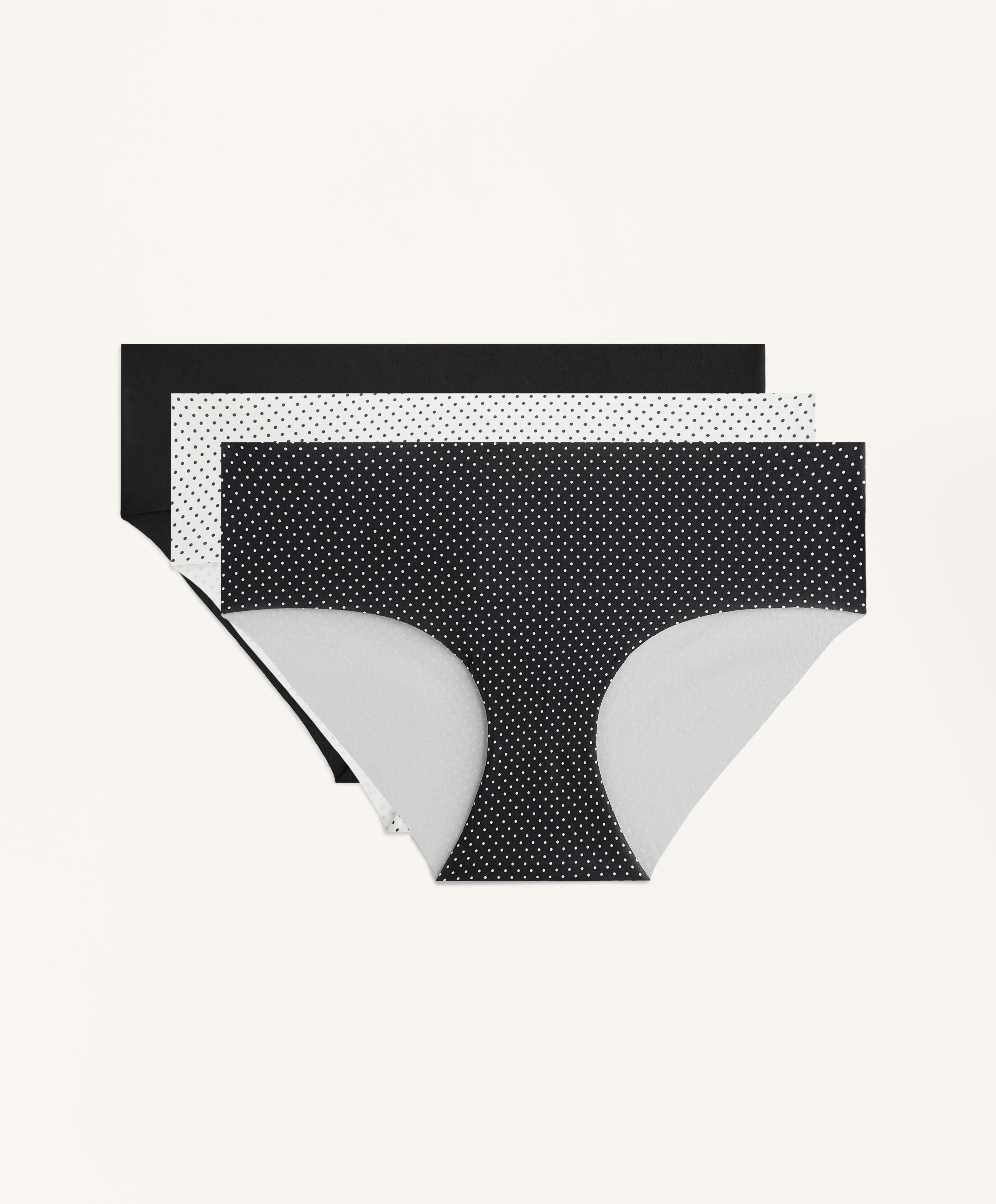 3 невидливи хипстер гаќички од мешавина на полиамид 3 невидливи хипстер гаќички од мешавина на полиамид