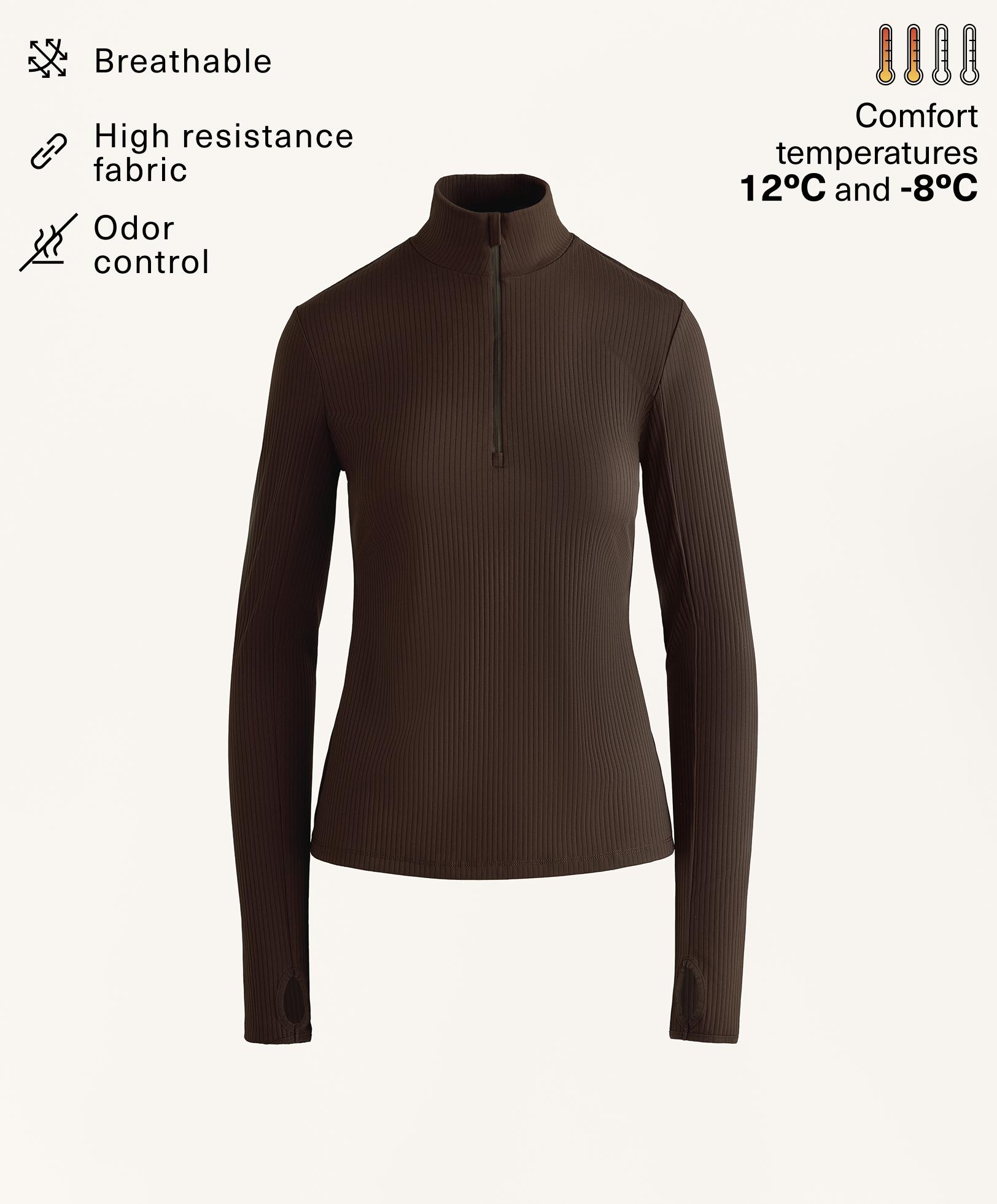Thermal base layer rib T-shirt Thermal base layer rib T-shirt