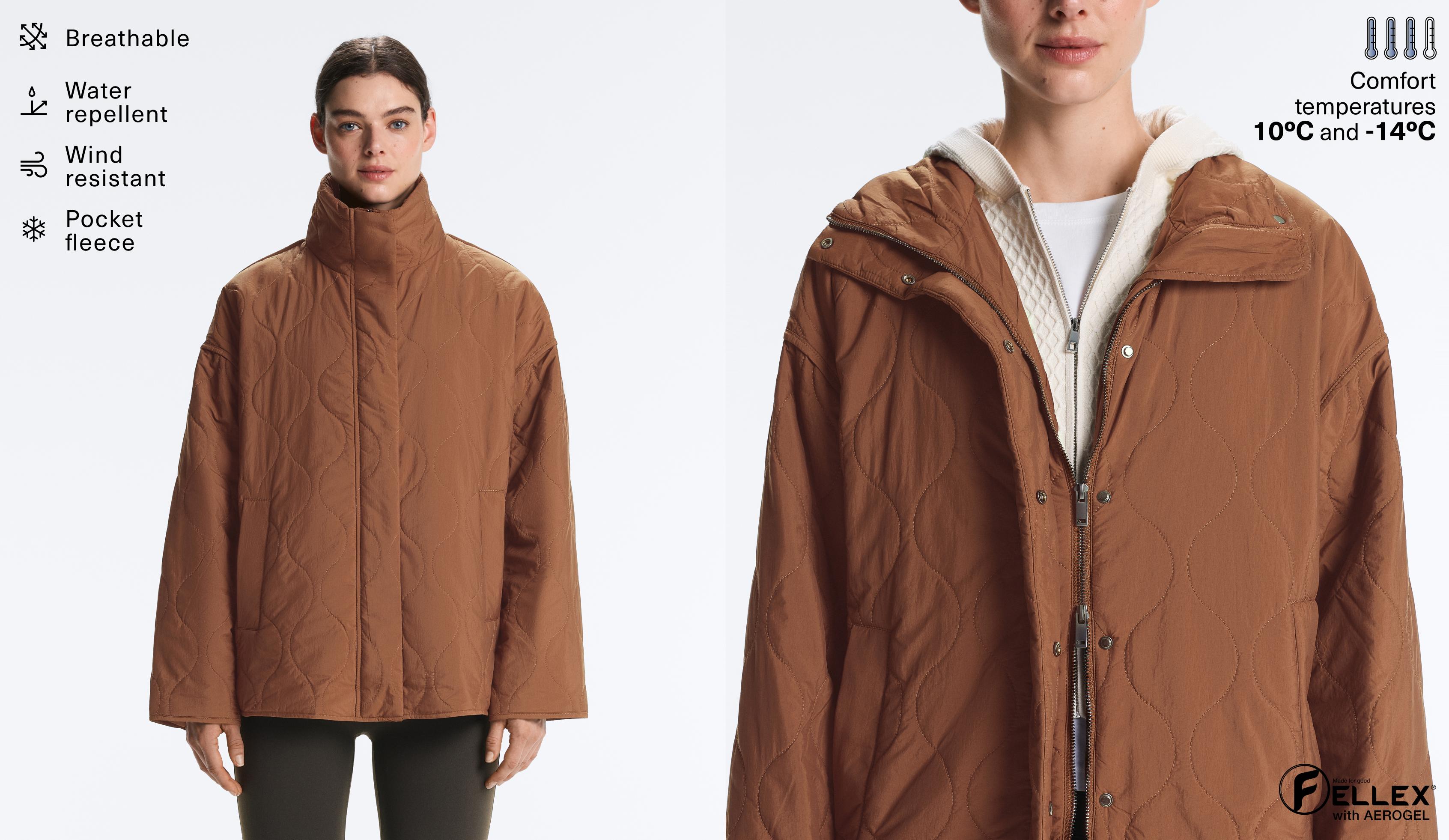 Water-repellent FELLEX® AEROGEL padded jacket