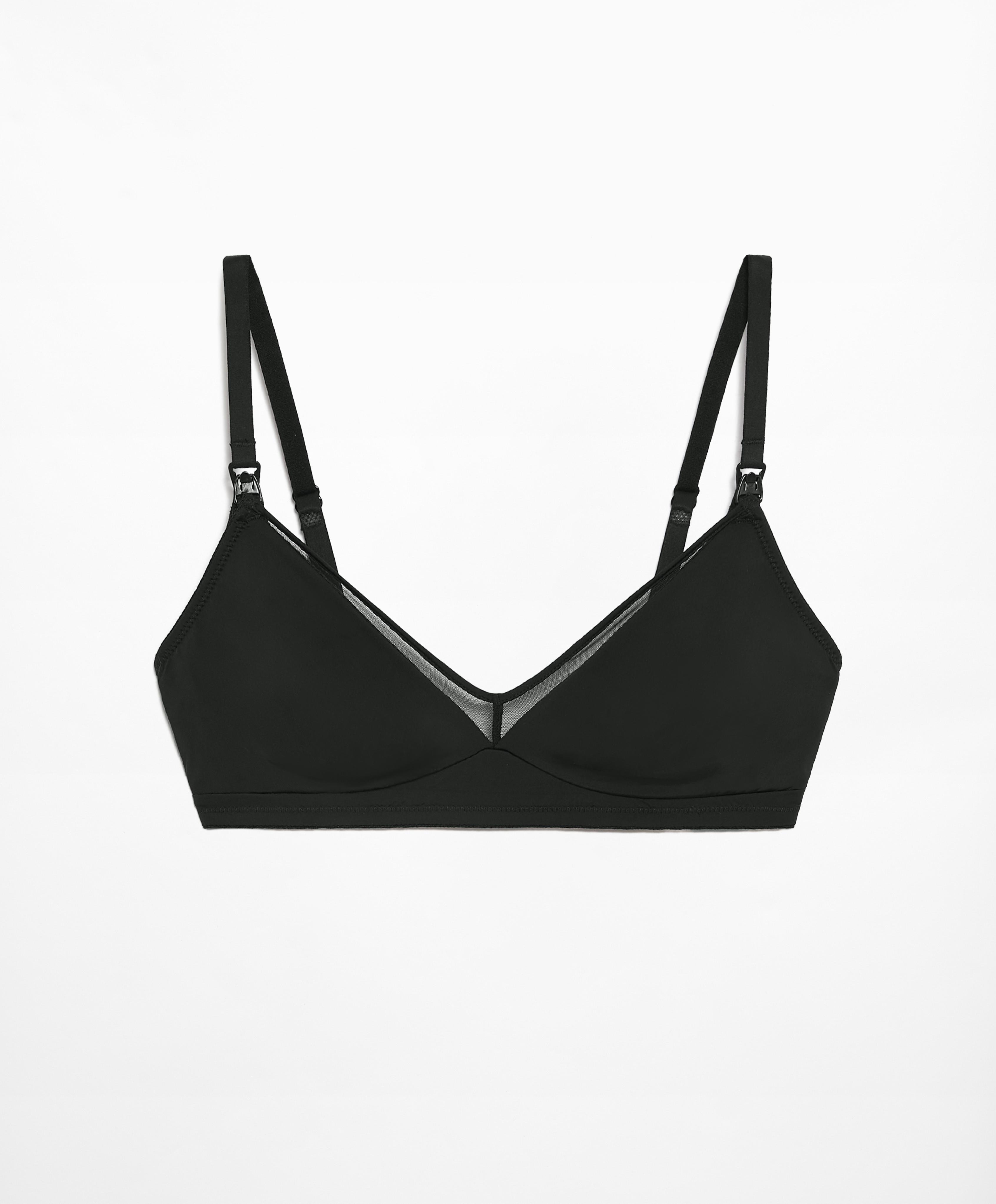 Mesh nursing bra