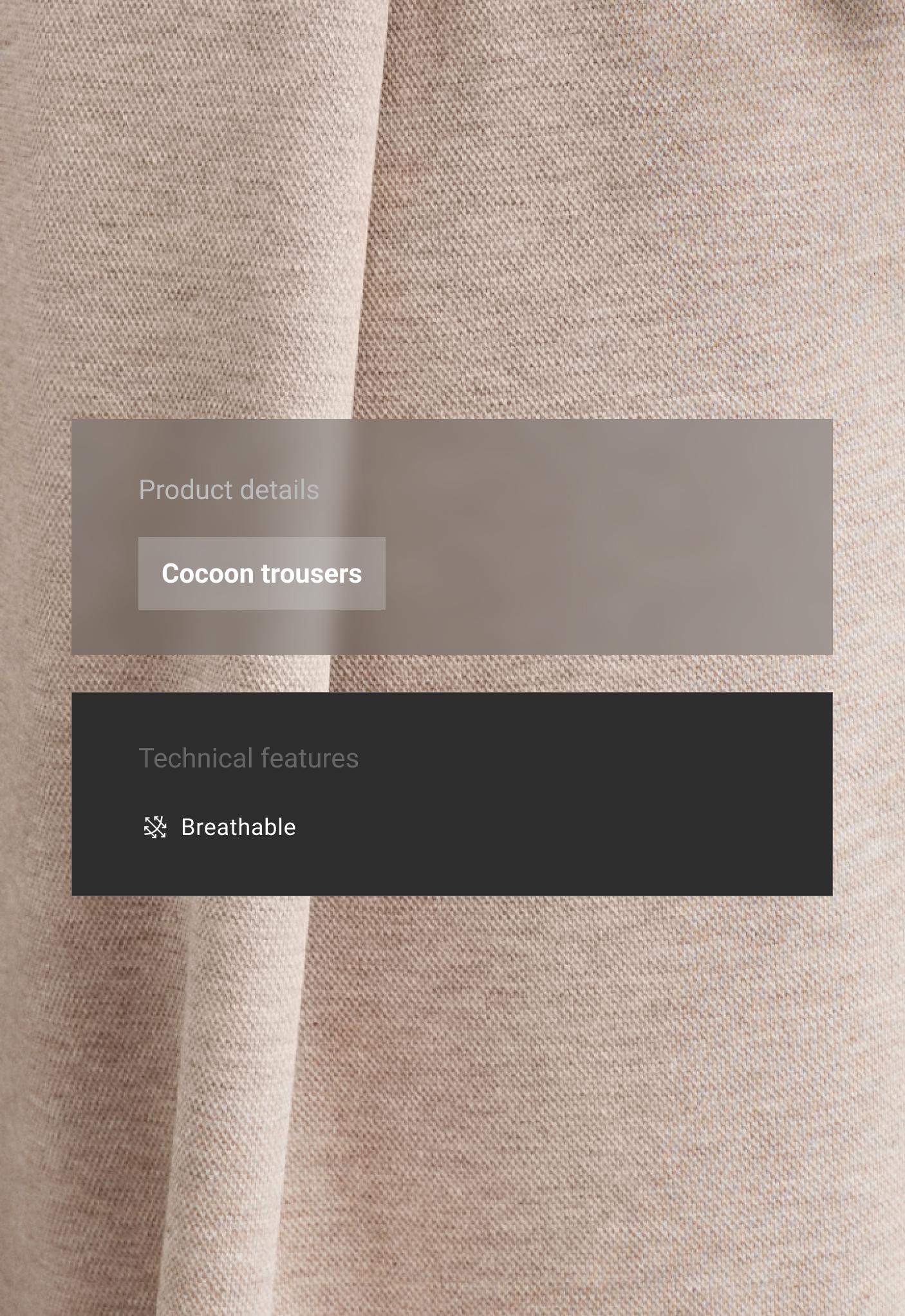 Weite Hose aus Piqué-Baumwolle