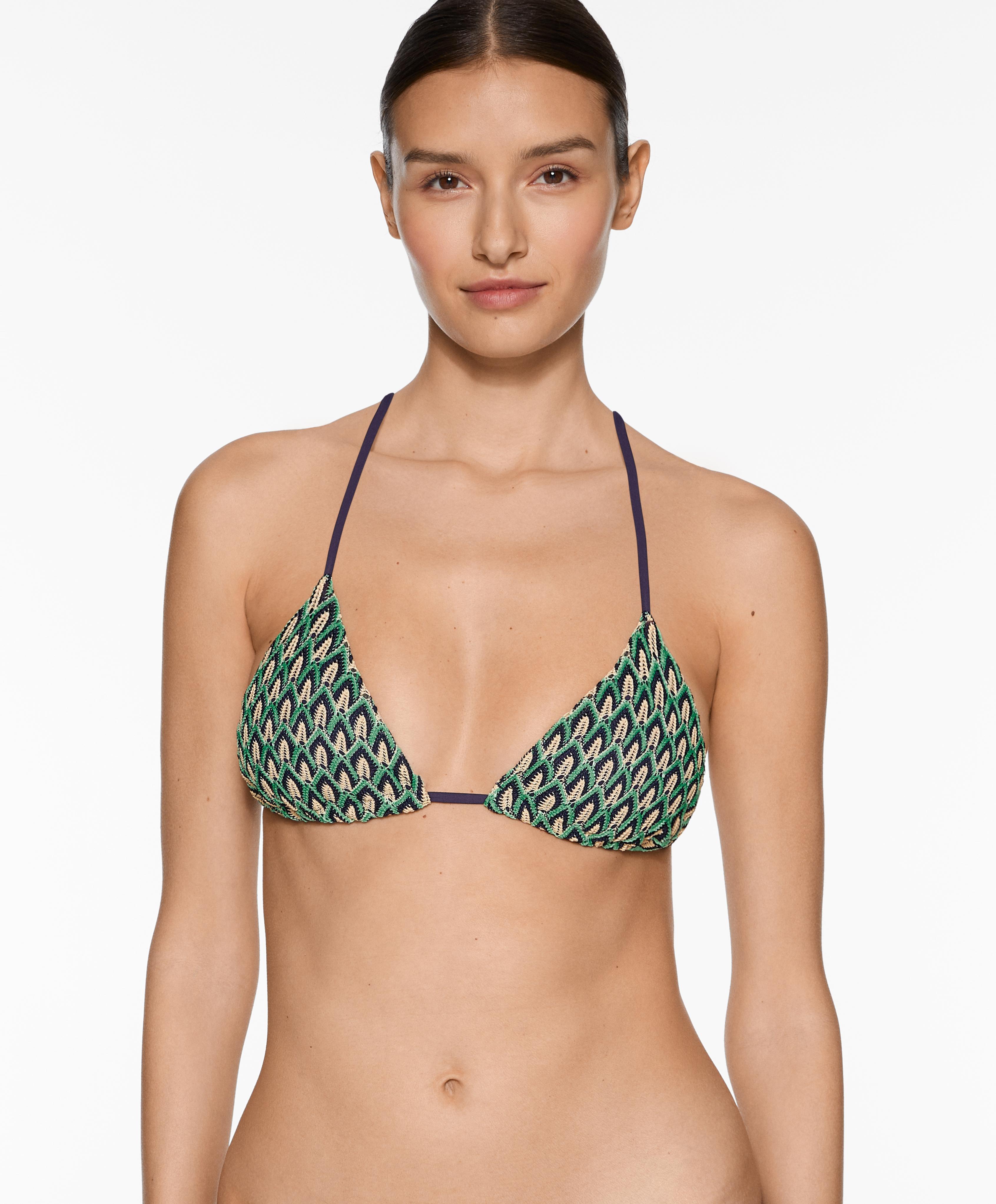 Haut de bikini triangle en crochet Haut de bikini triangle en crochet