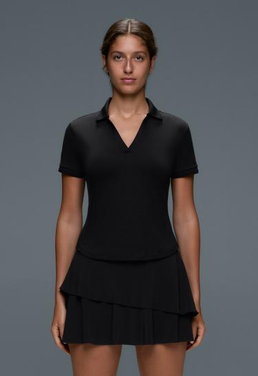 Short-sleeved Comfortlux polo shirt — BLACK 3