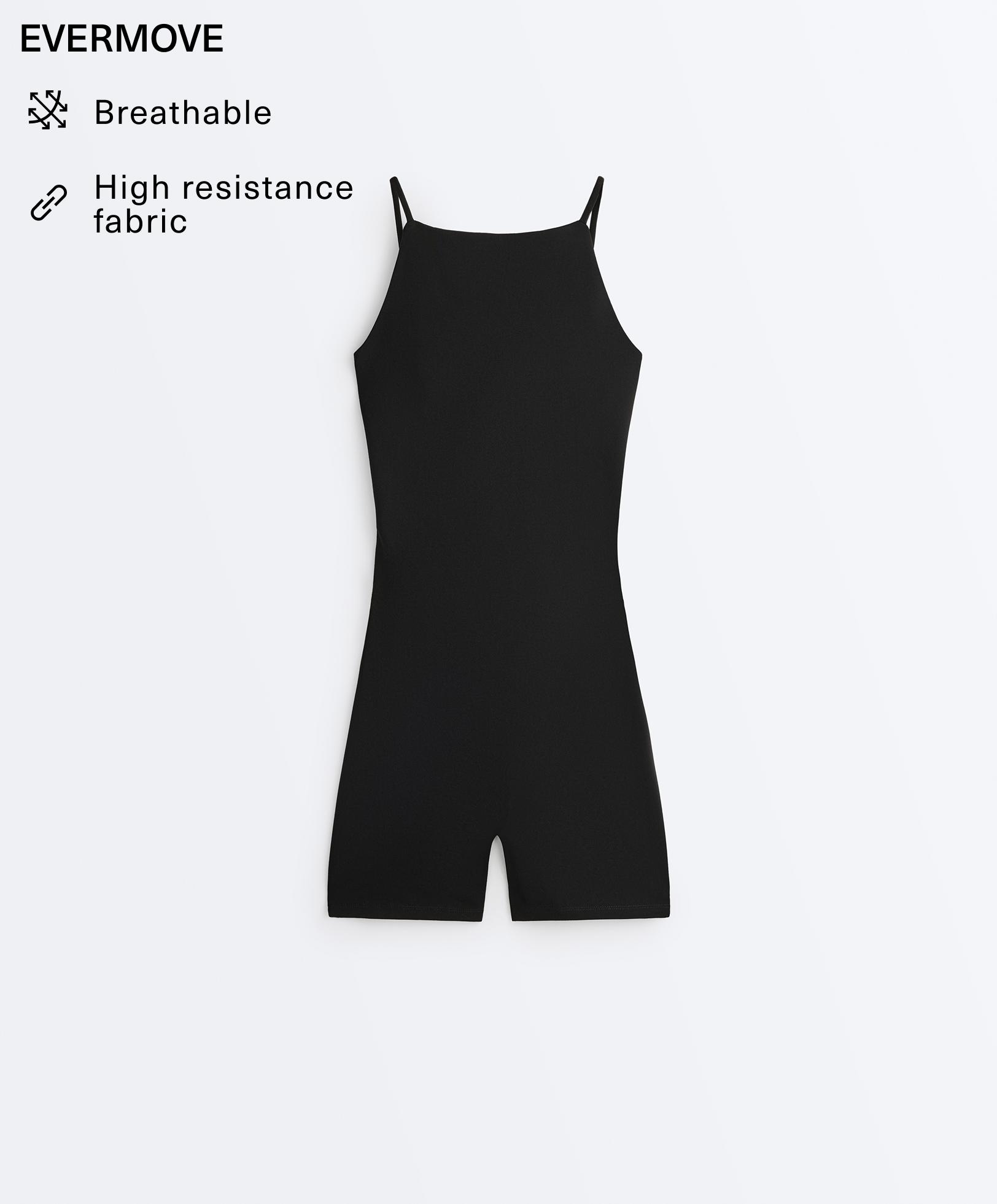 Evermove boat neck short jumpsuit Evermove boat neck short jumpsuit