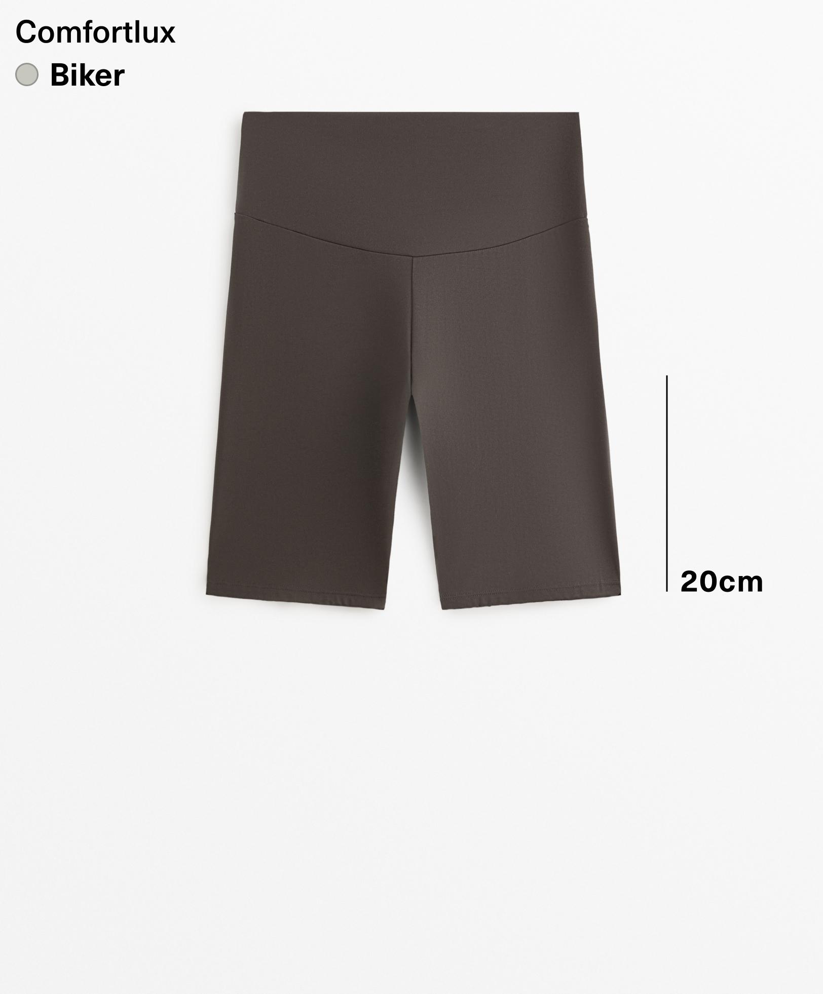 Comfortlux high-rise 20cm biker leggings