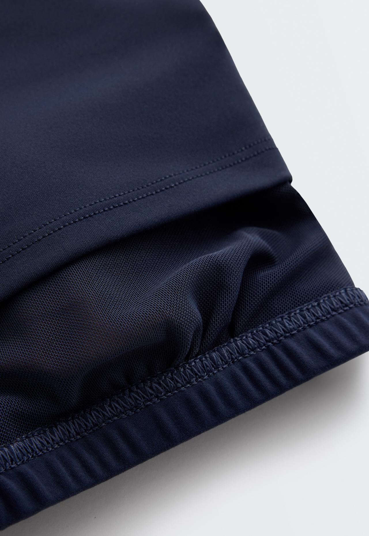 Comfortlux strap tank top with cups — NAVY BLUE