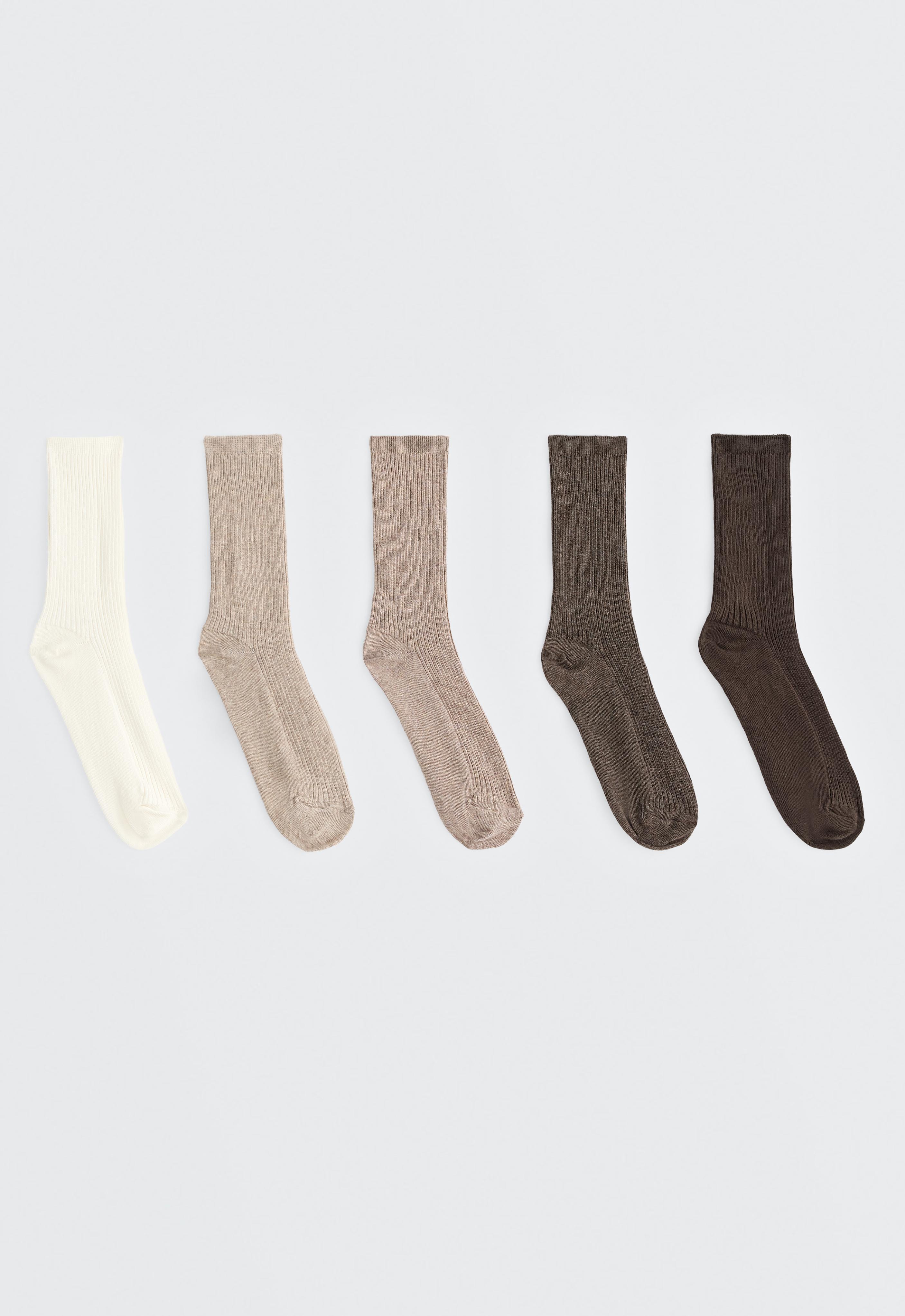 5 pairs of cotton blend classic socks