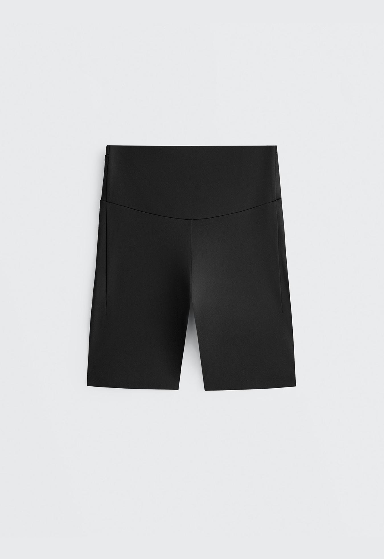 High-rise 15cm running cycle leggings — BLACK