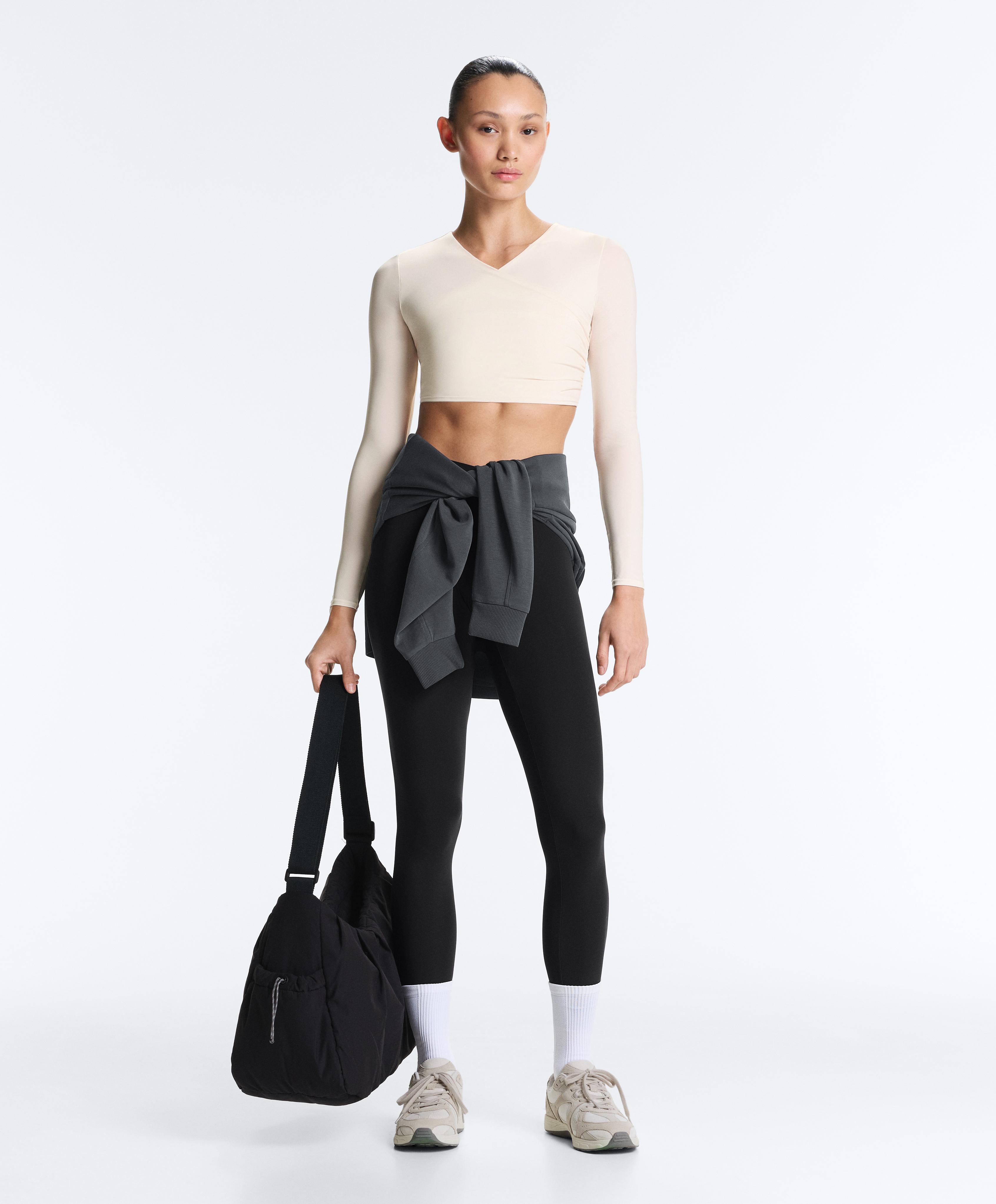 Light Touch long-sleeved T-shirt — PALE ECRU