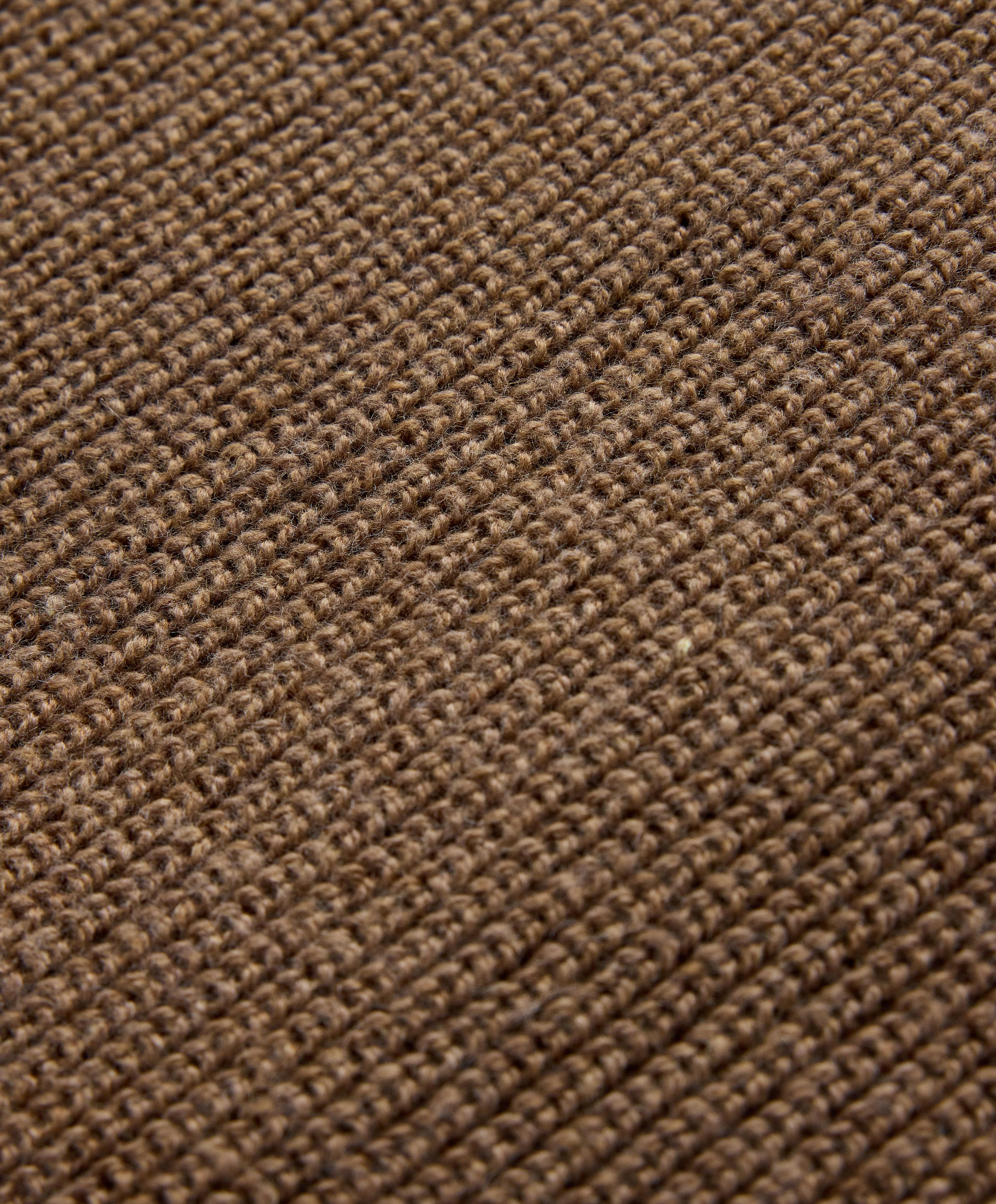 Knit straight-leg trousers